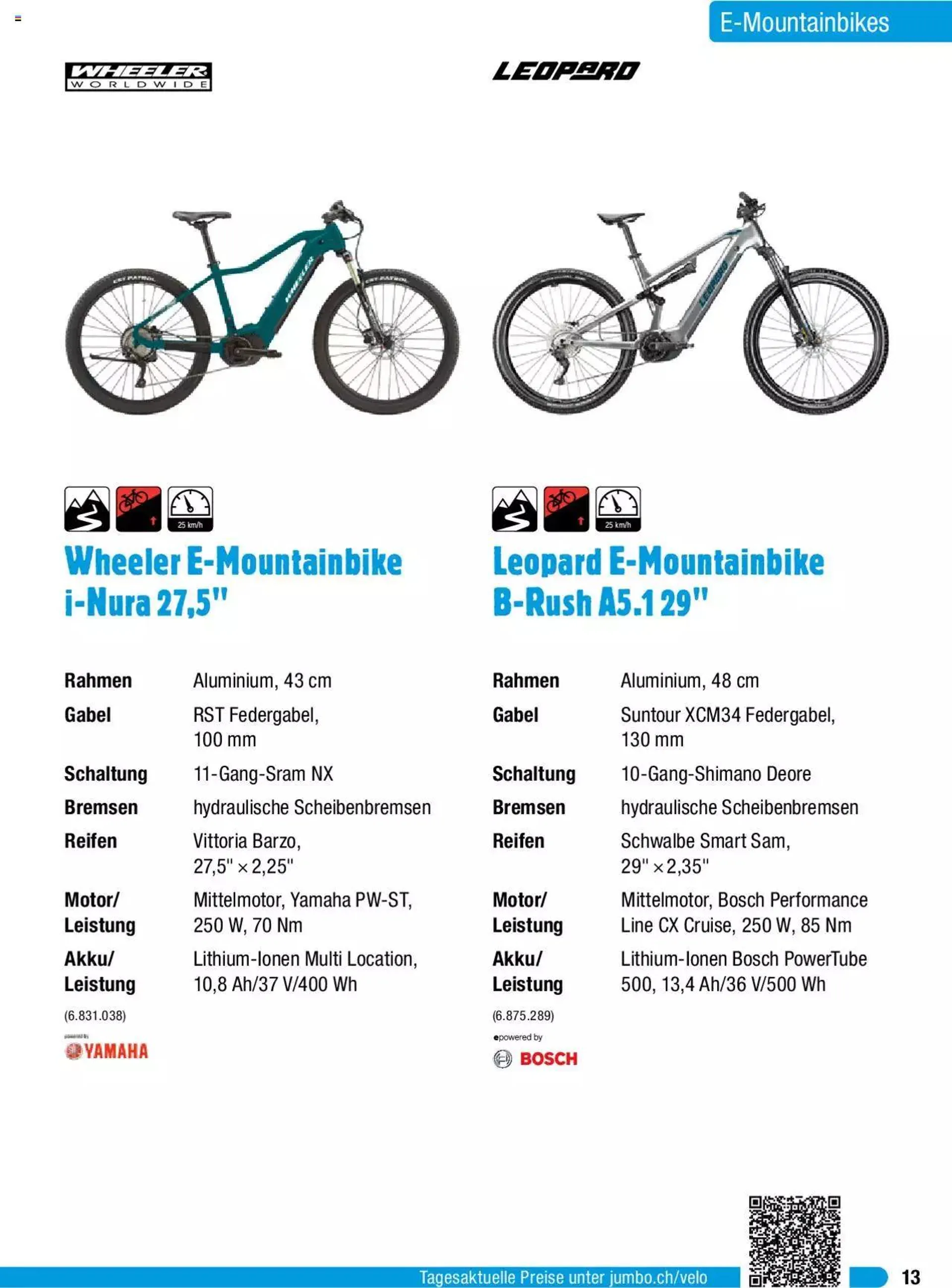 Jumbo Aktionen Dein Velo 2024 von 29. Januar bis 31. Dezember 2024 - Prospekt seite  13