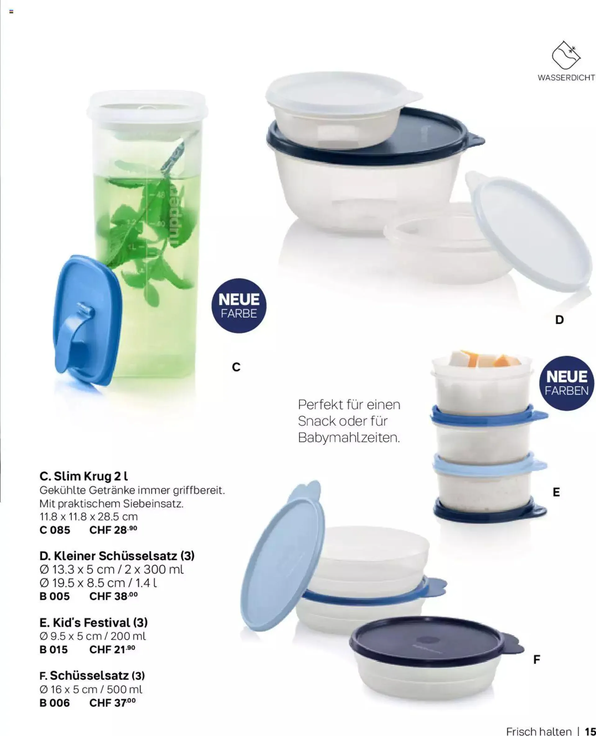 Tupperware Aktionen Herbst / Winter 2023 von 1. November bis 31. Dezember 2023 - Prospekt seite  15