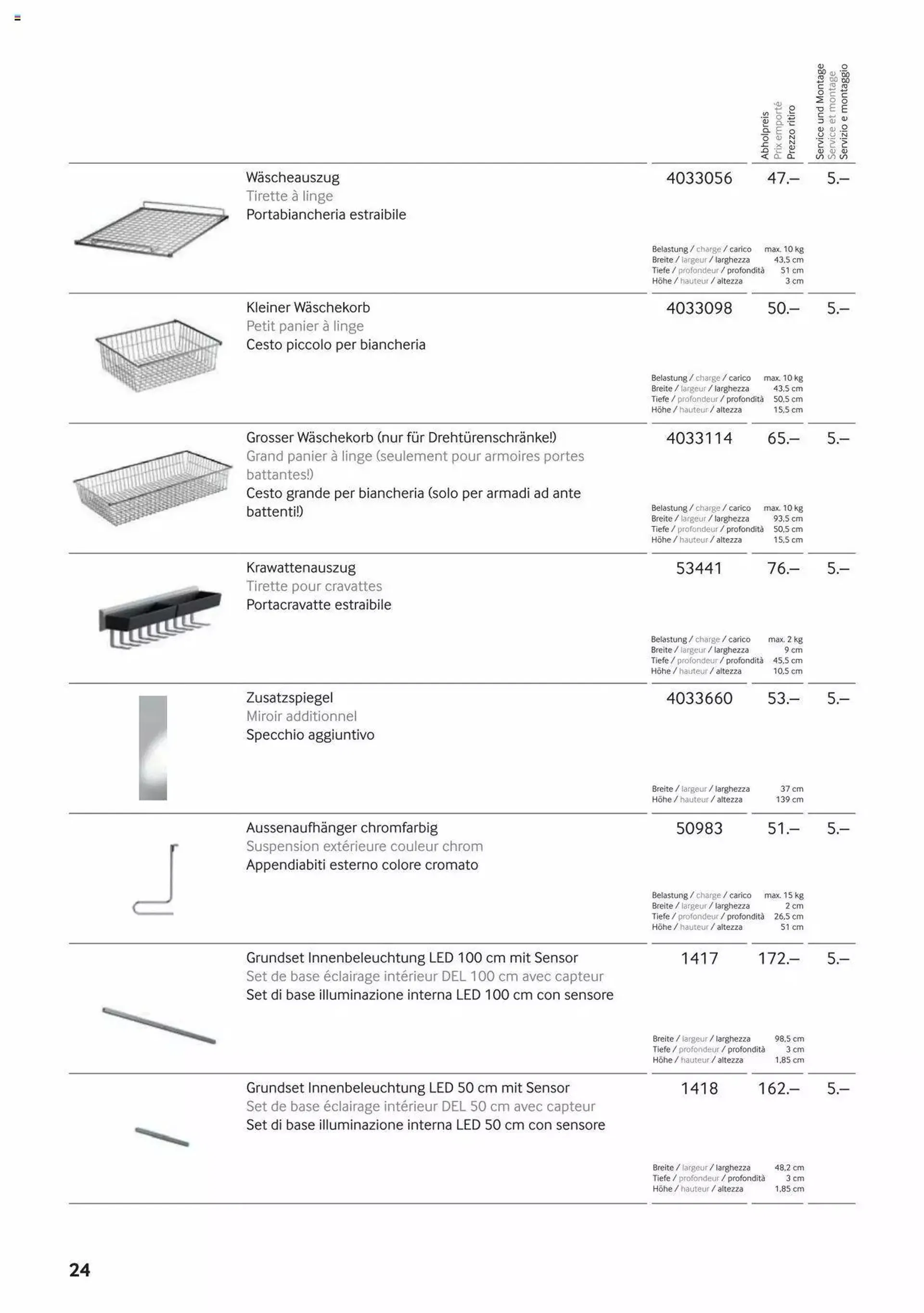 Pfister Aktionen Jutzler Katalog 2024 von 19. Dezember bis 31. Dezember 2024 - Prospekt seite  24