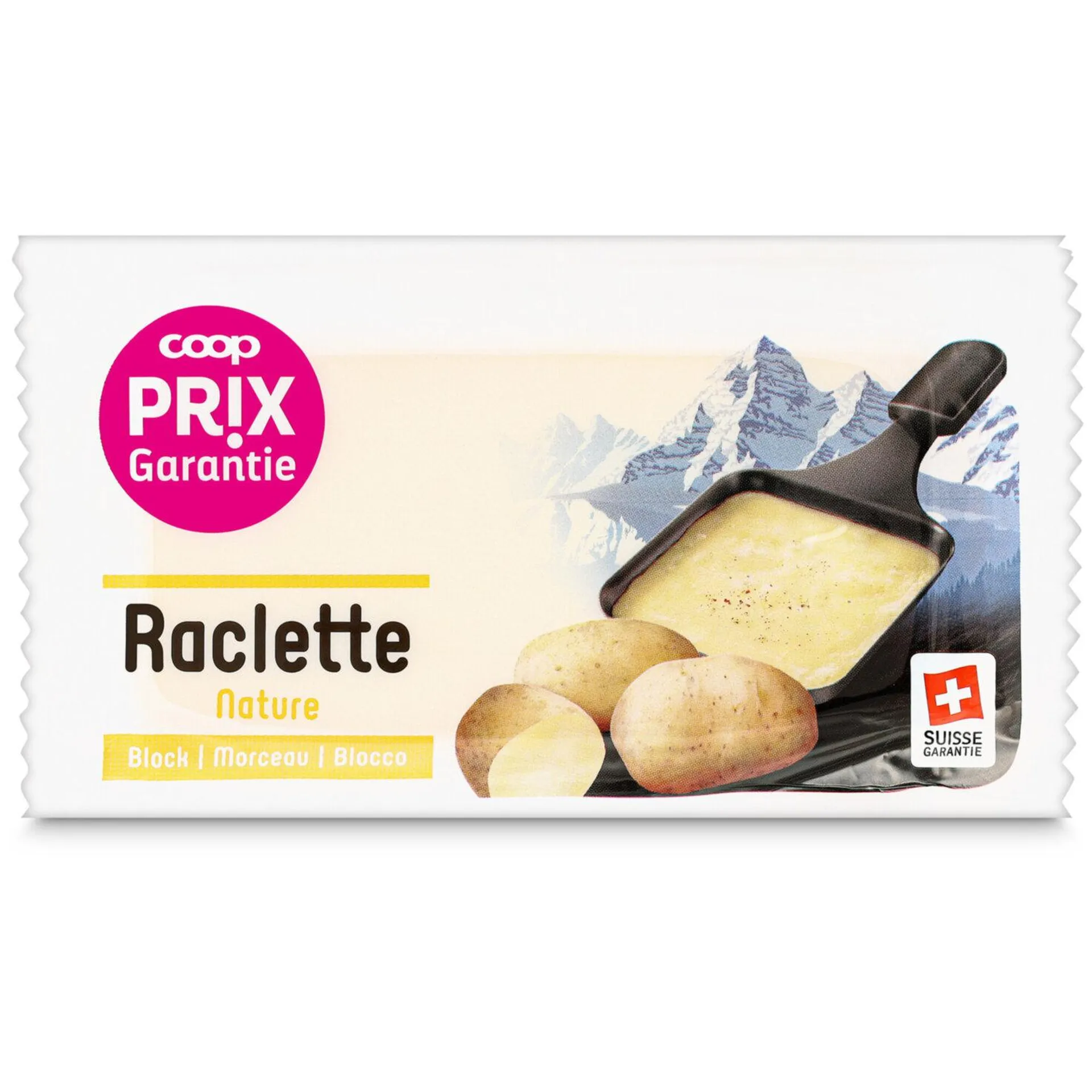 Prix Garantie Raclette Block nature ca. 600g