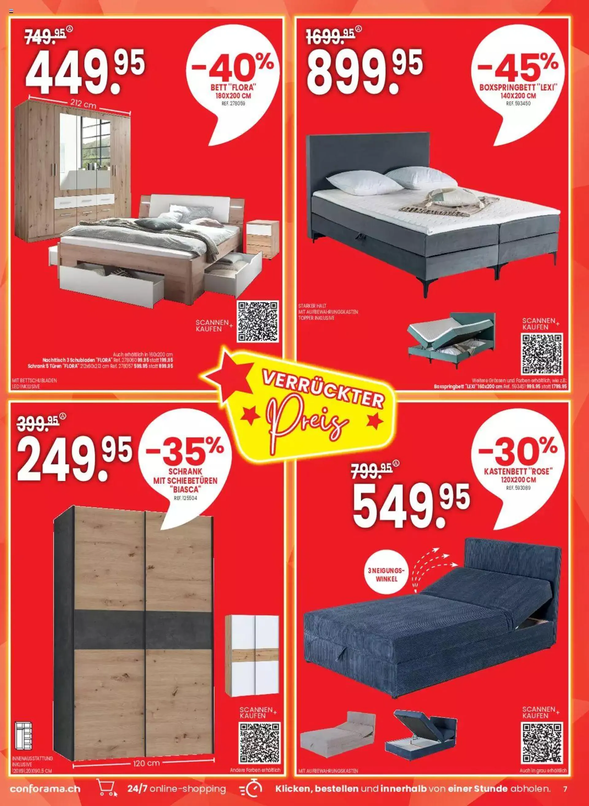 Conforama Singles week von 7. November bis 18. November 2023 - Prospekt seite  7