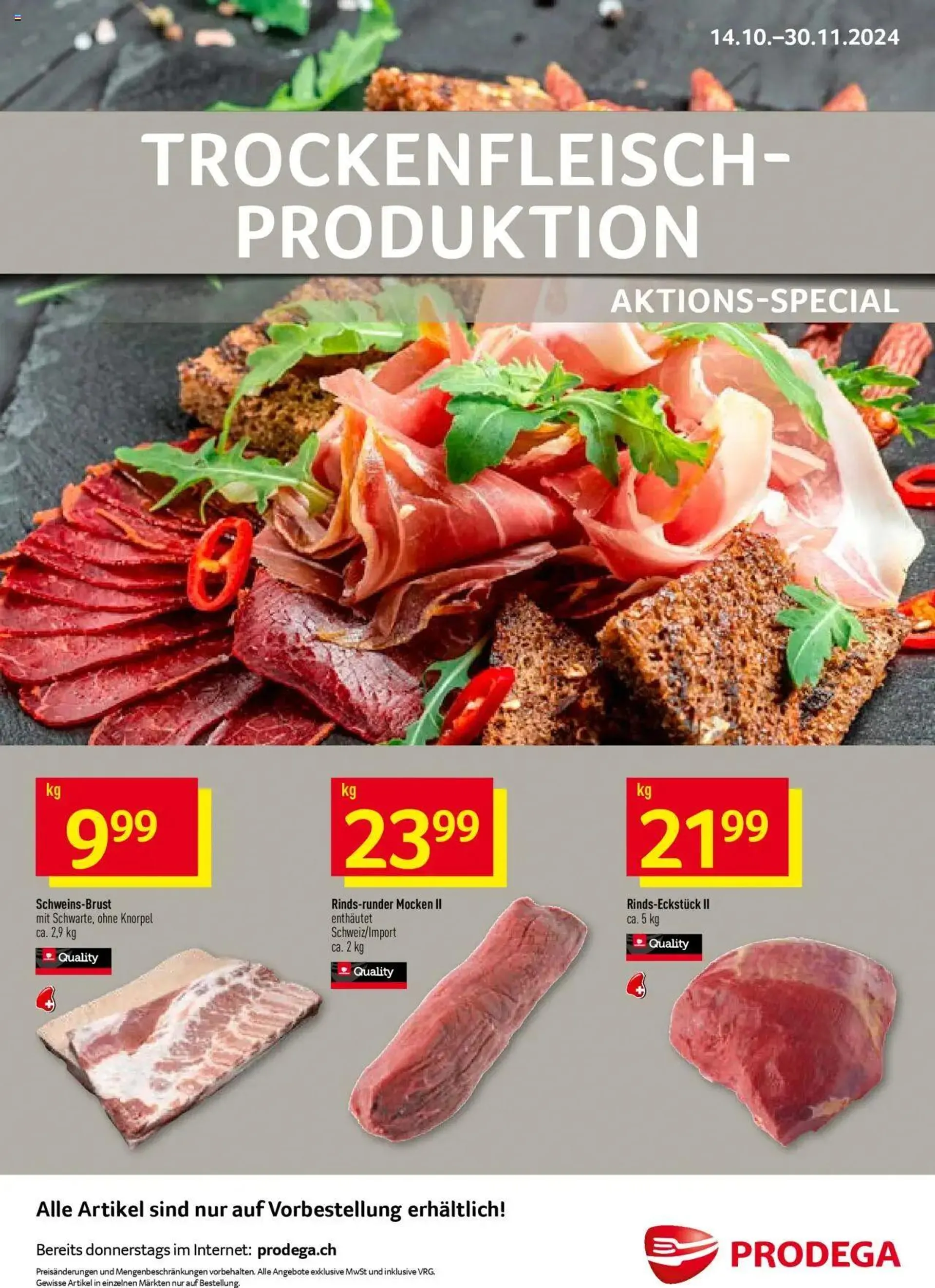 Prodega Aktionen Trockenfleisch-Produktion - 0