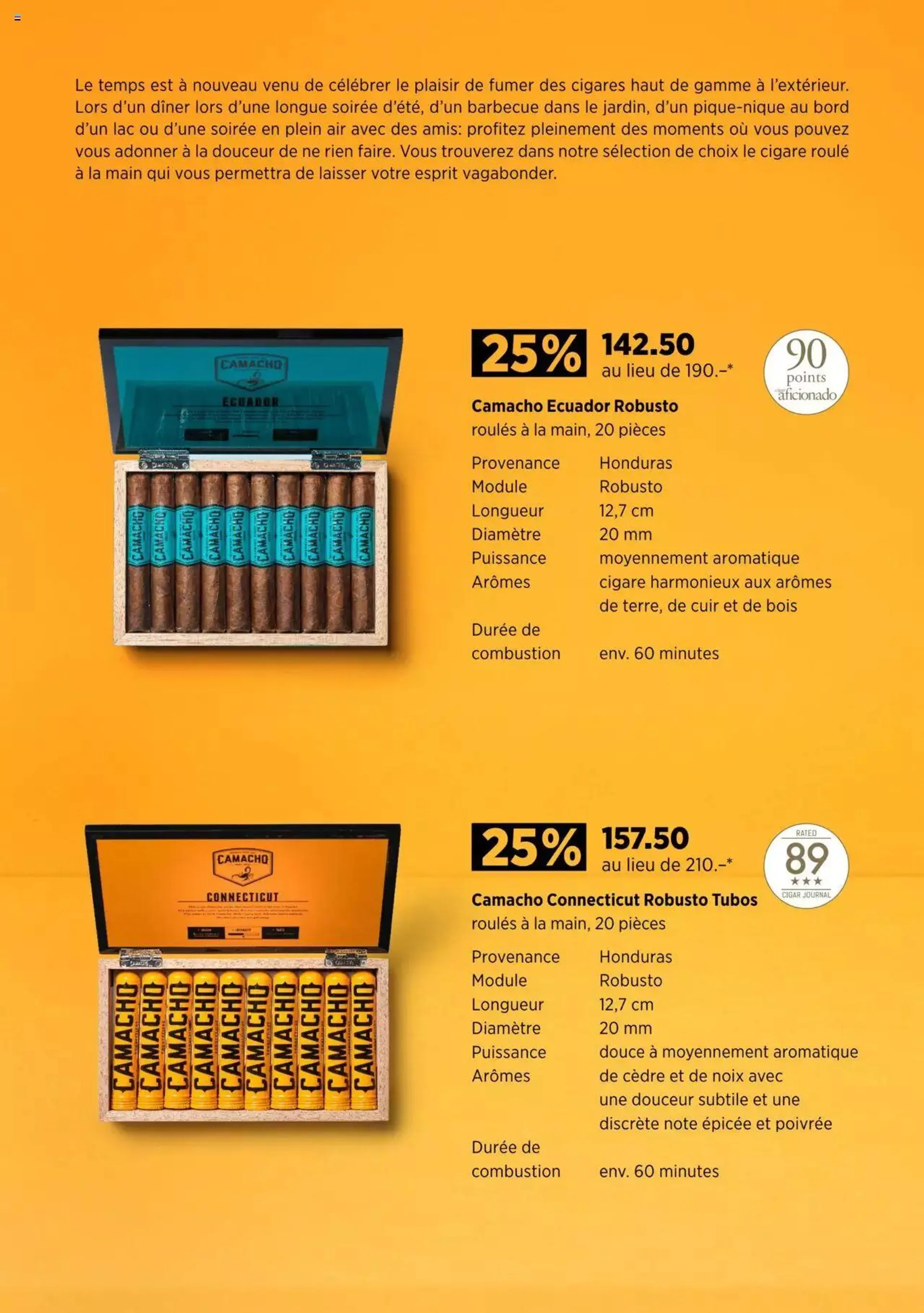 Denner Aktionen Drinks and Cigars FR von 21. Mai bis 31. Dezember 2024 - Prospekt seite  7