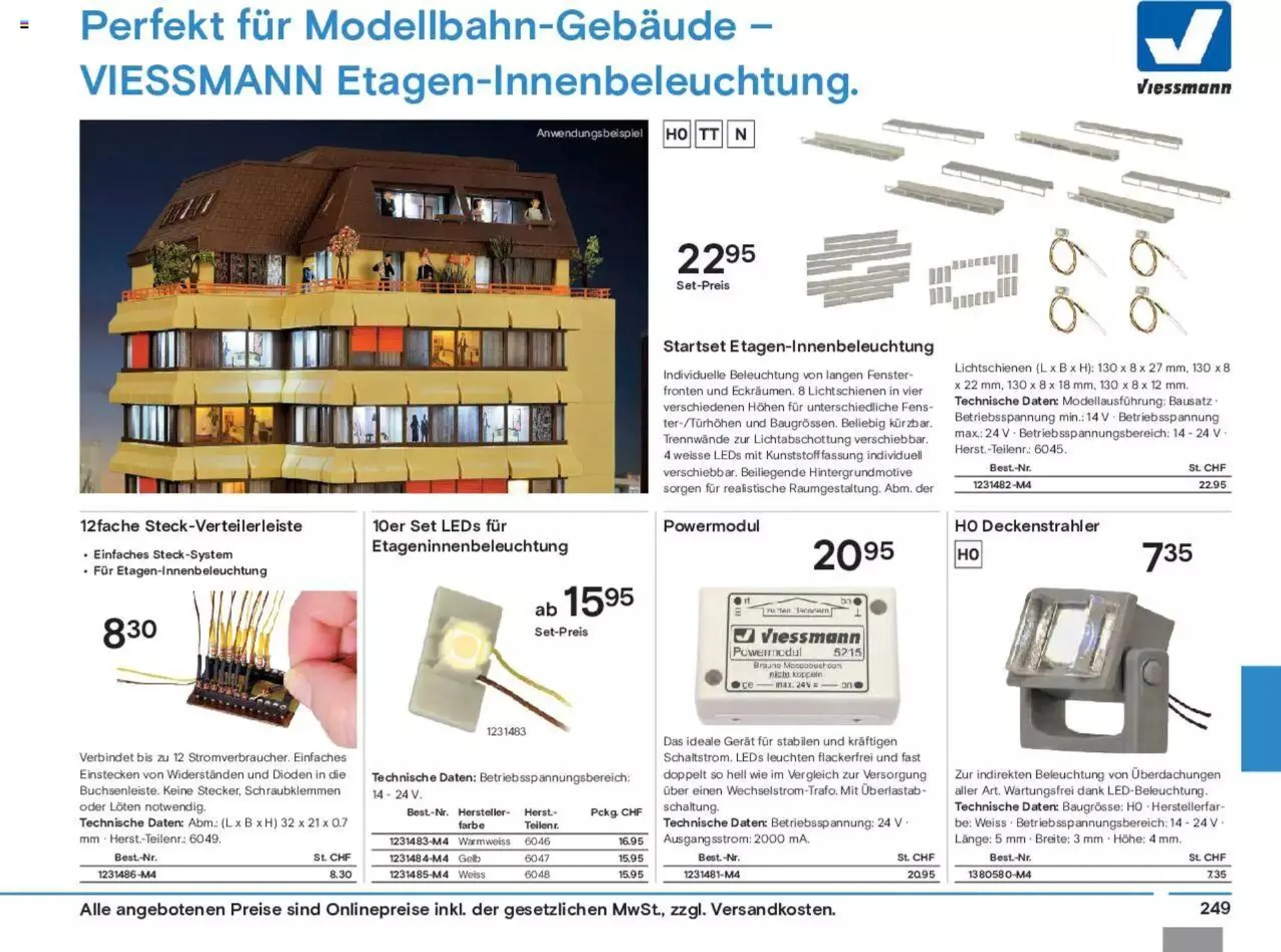 Conrad Modellbahn Katalog 2023/24 von 5. September bis 31. Dezember 2023 - Prospekt seite  251