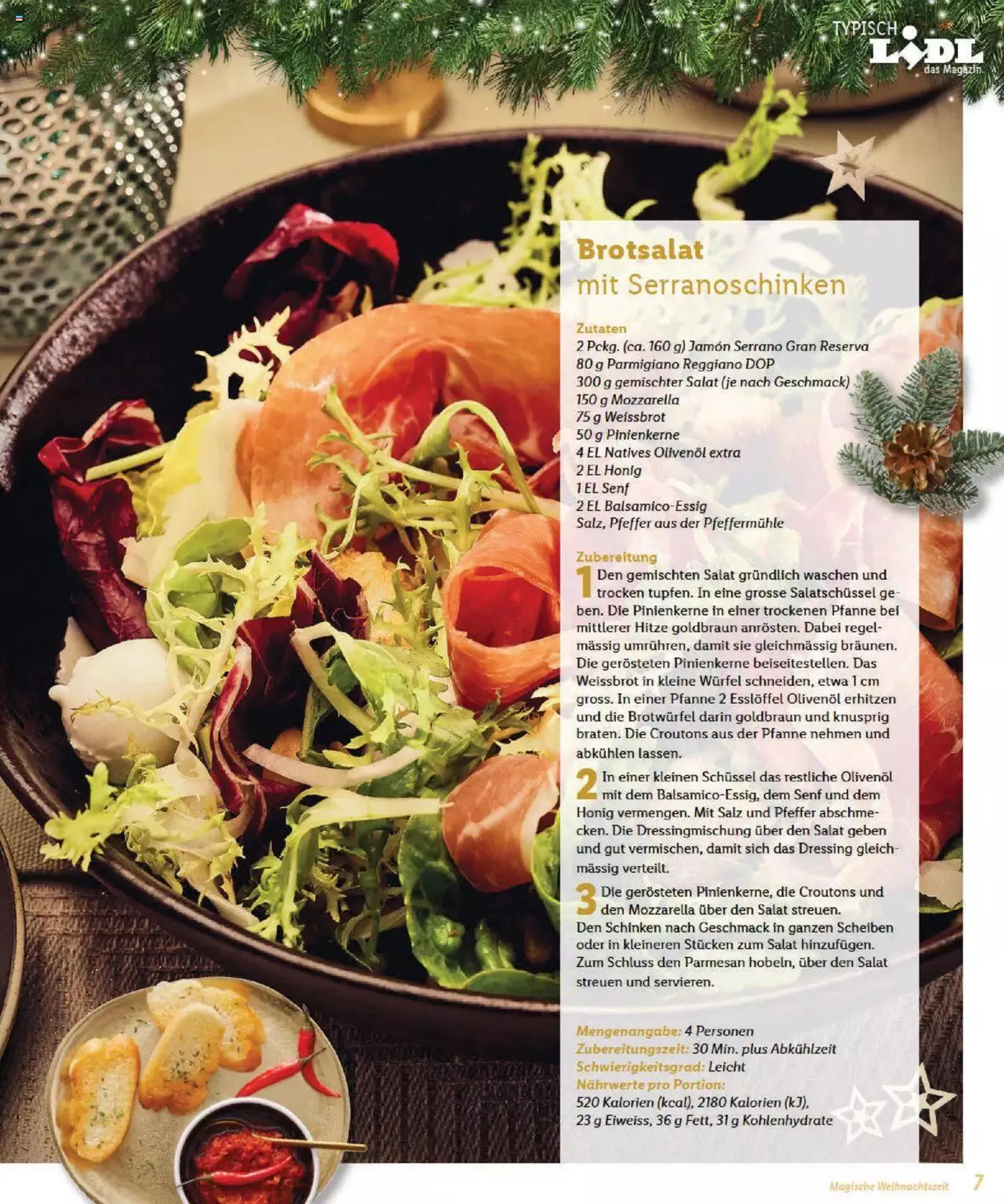 Lidl Magische Weihtnachstzeit von 2. November bis 31. Dezember 2023 - Prospekt seite  7