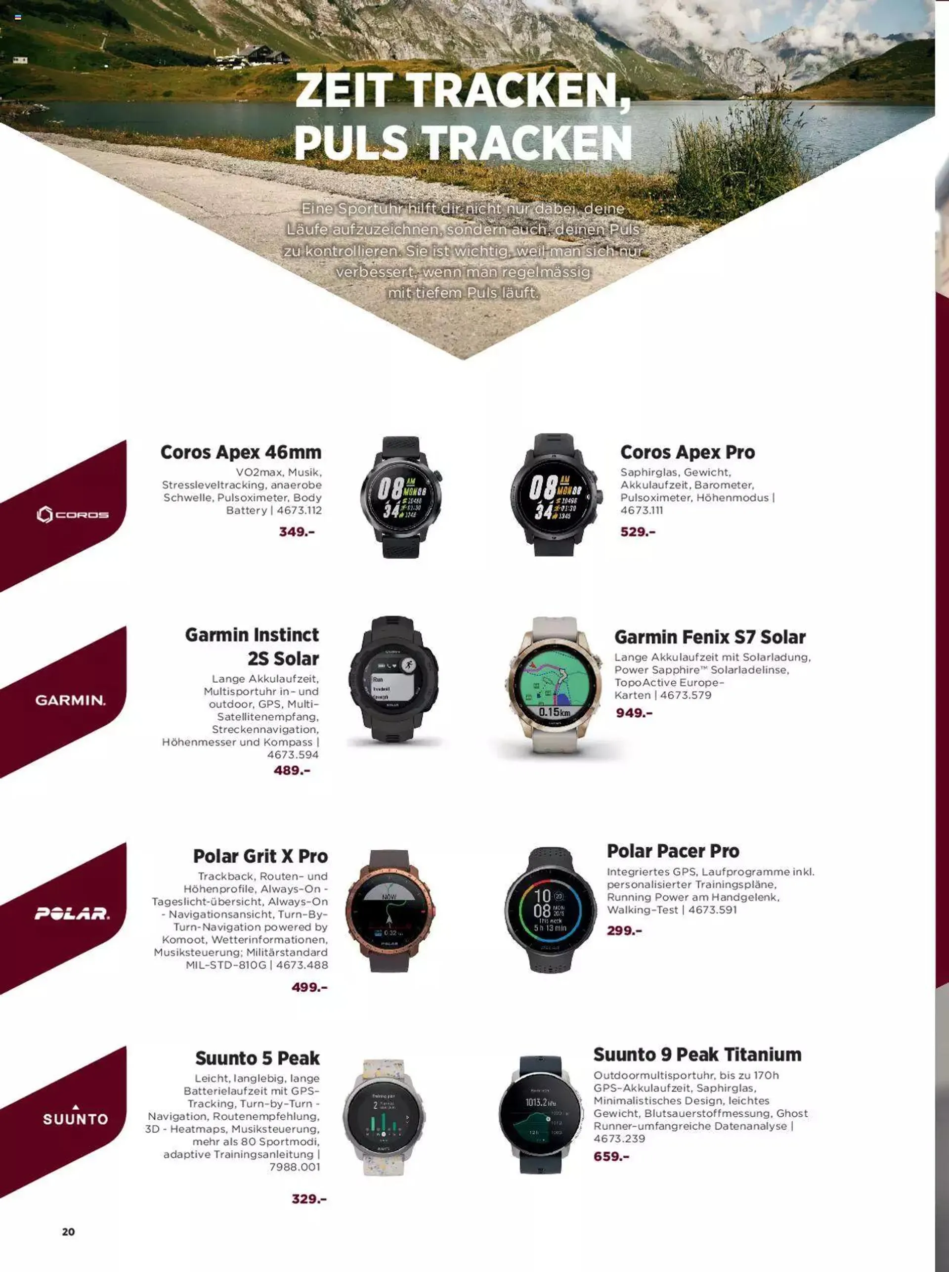 SportXX - Running Herbst / Winter 2022 von 20. September bis 31. Dezember 2023 - Prospekt seite  20