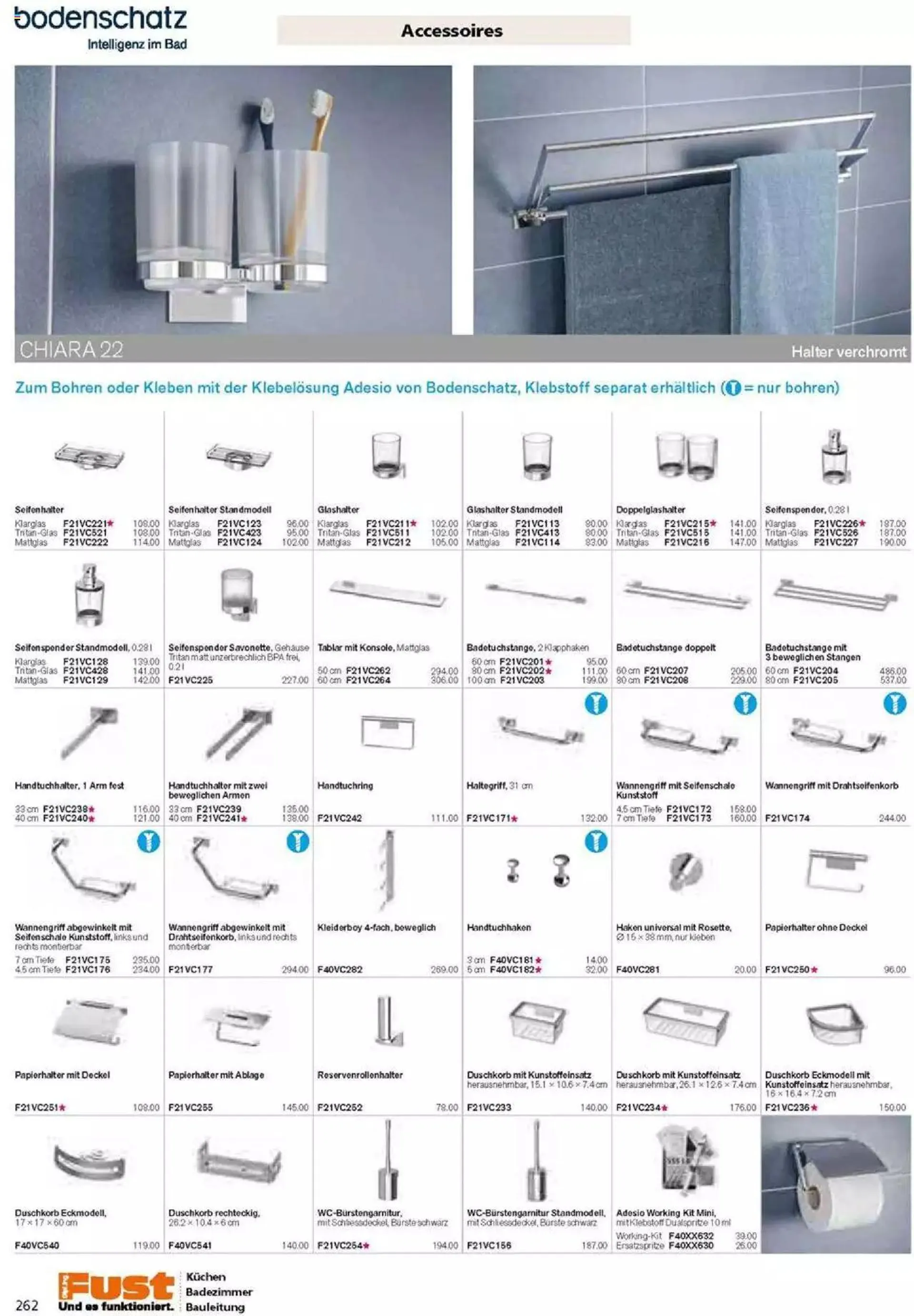 Fust Badezimmermagazin von 17. April bis 31. Dezember 2023 - Prospekt seite  262
