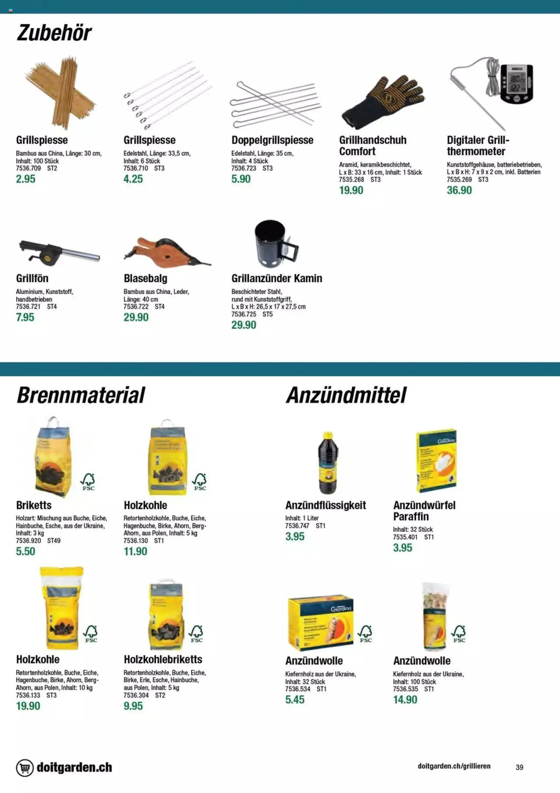 DO IT+GARDEN MIGROS - Grill von 13. Februar bis 31. Dezember 2023 - Prospekt seite  39