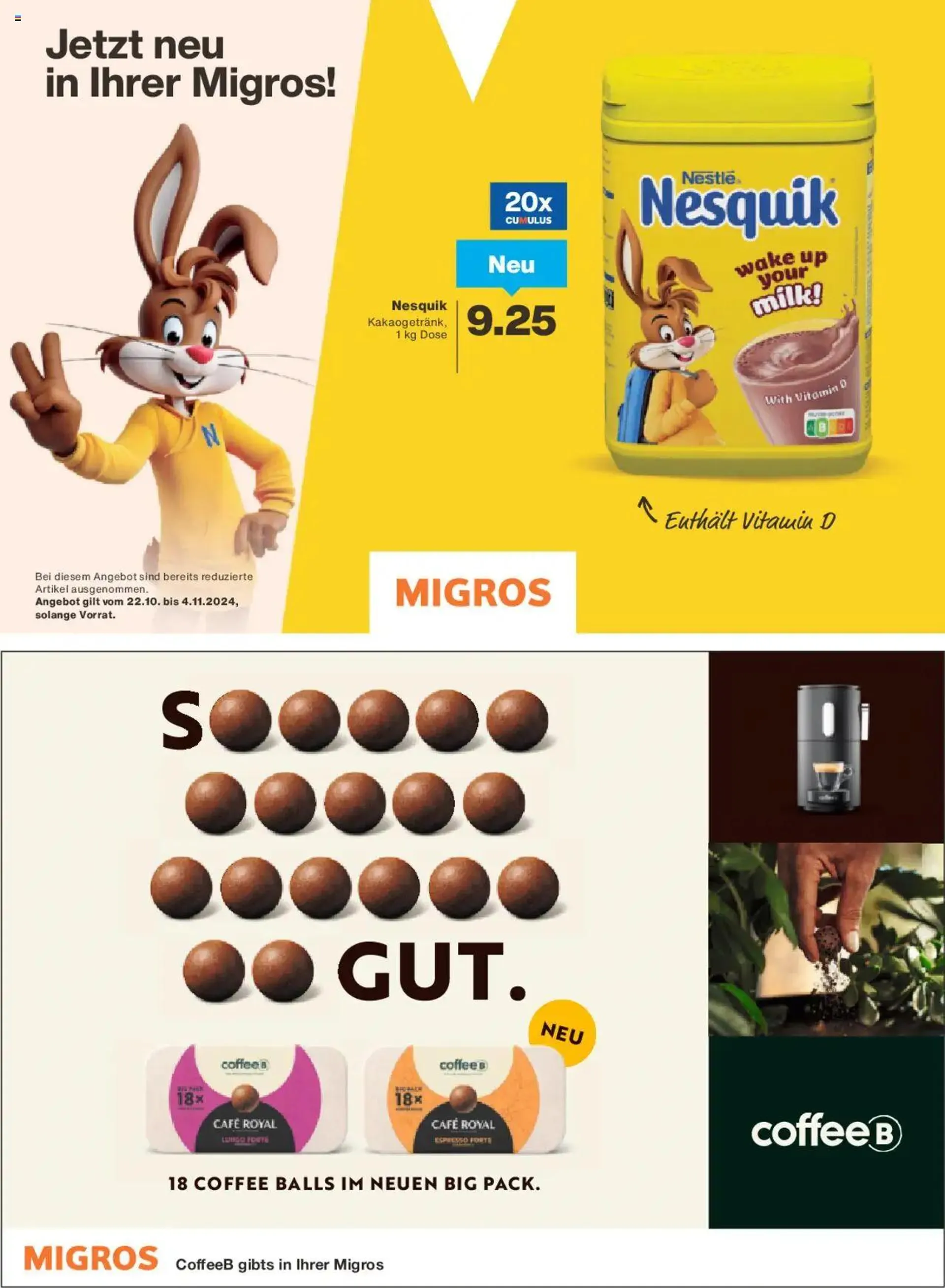 Migros - Magazin von 21. Oktober bis 27. Oktober 2024 - Prospekt seite  44