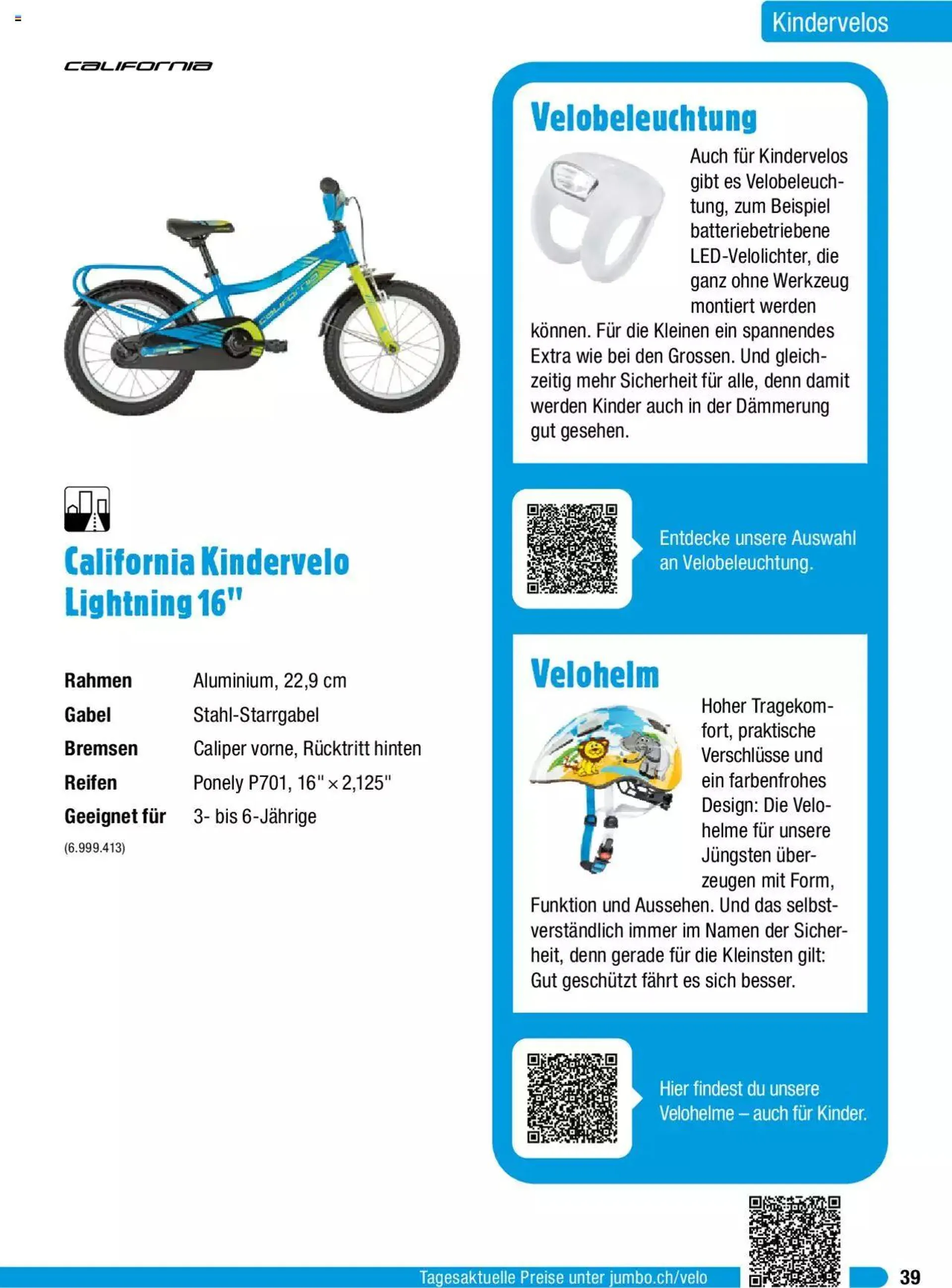 Jumbo Aktionen Dein Velo 2024 von 29. Januar bis 31. Dezember 2024 - Prospekt seite  39