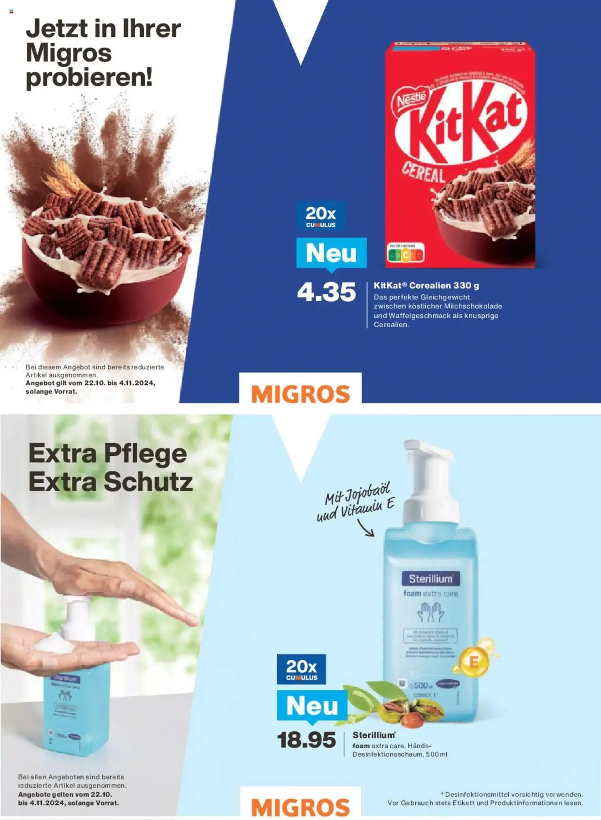 Migros - Magazin von 21. Oktober bis 27. Oktober 2024 - Prospekt seite  72