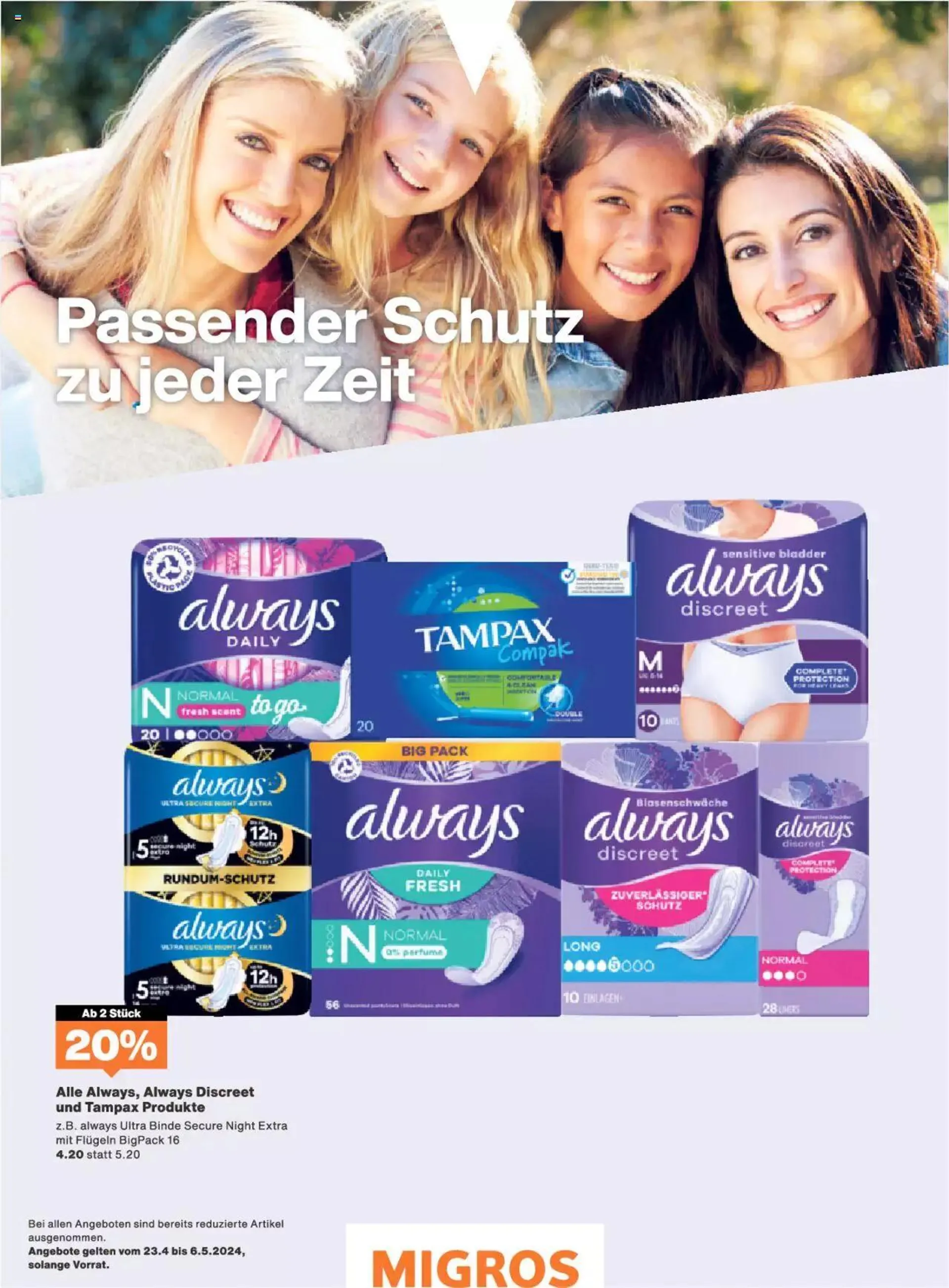 Migros - Magazin von 23. April bis 29. April 2024 - Prospekt seite  46