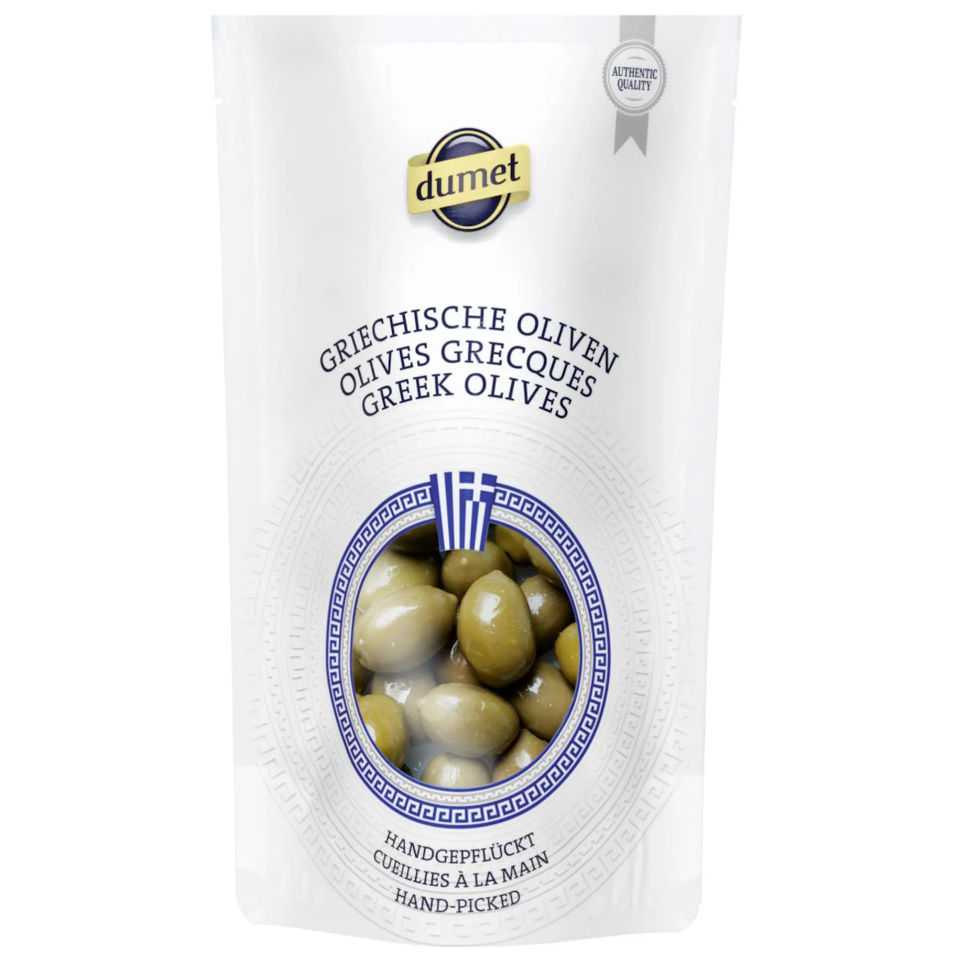 Dumet grüne Oliven mit Stein Chalkidiki