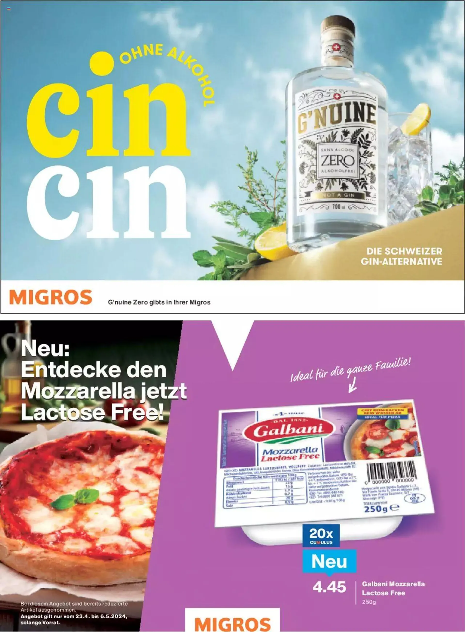 Migros - Magazin von 23. April bis 29. April 2024 - Prospekt seite  38