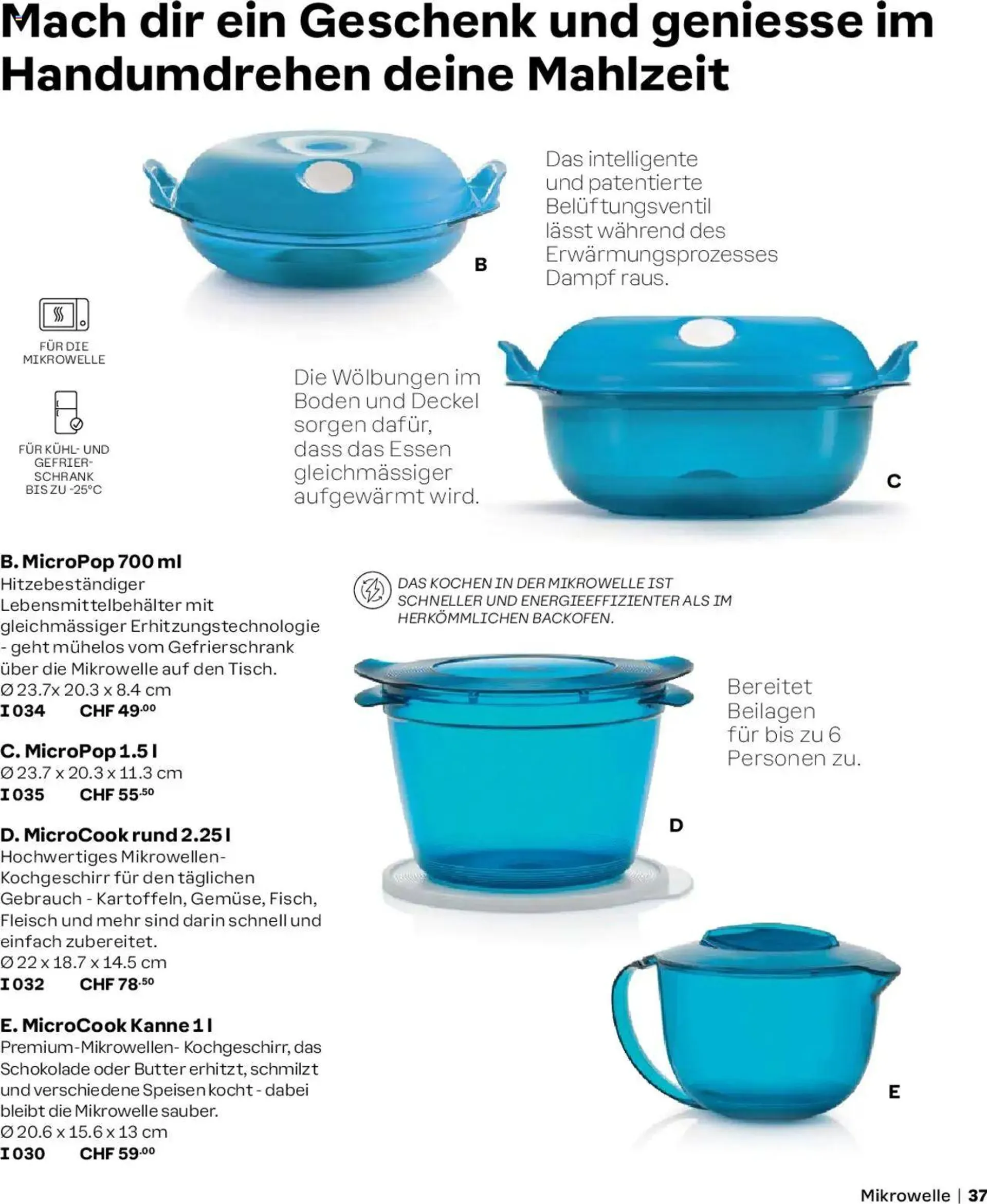 Tupperware Aktionen Herbst / Winter 2024/25 von 2. September bis 31. Dezember 2024 - Prospekt seite  37