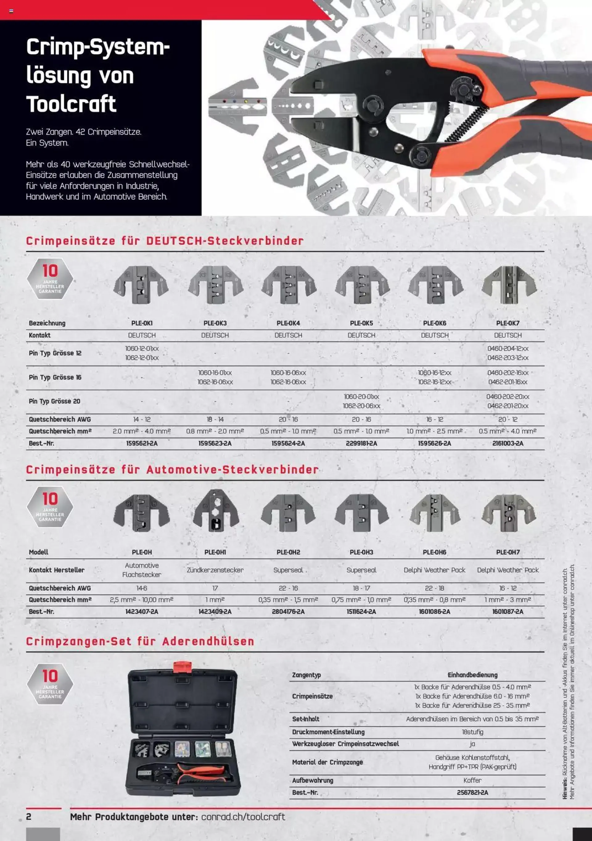 Conrad Aktionen Toolcraft von 27. Februar bis 31. Dezember 2024 - Prospekt seite  2