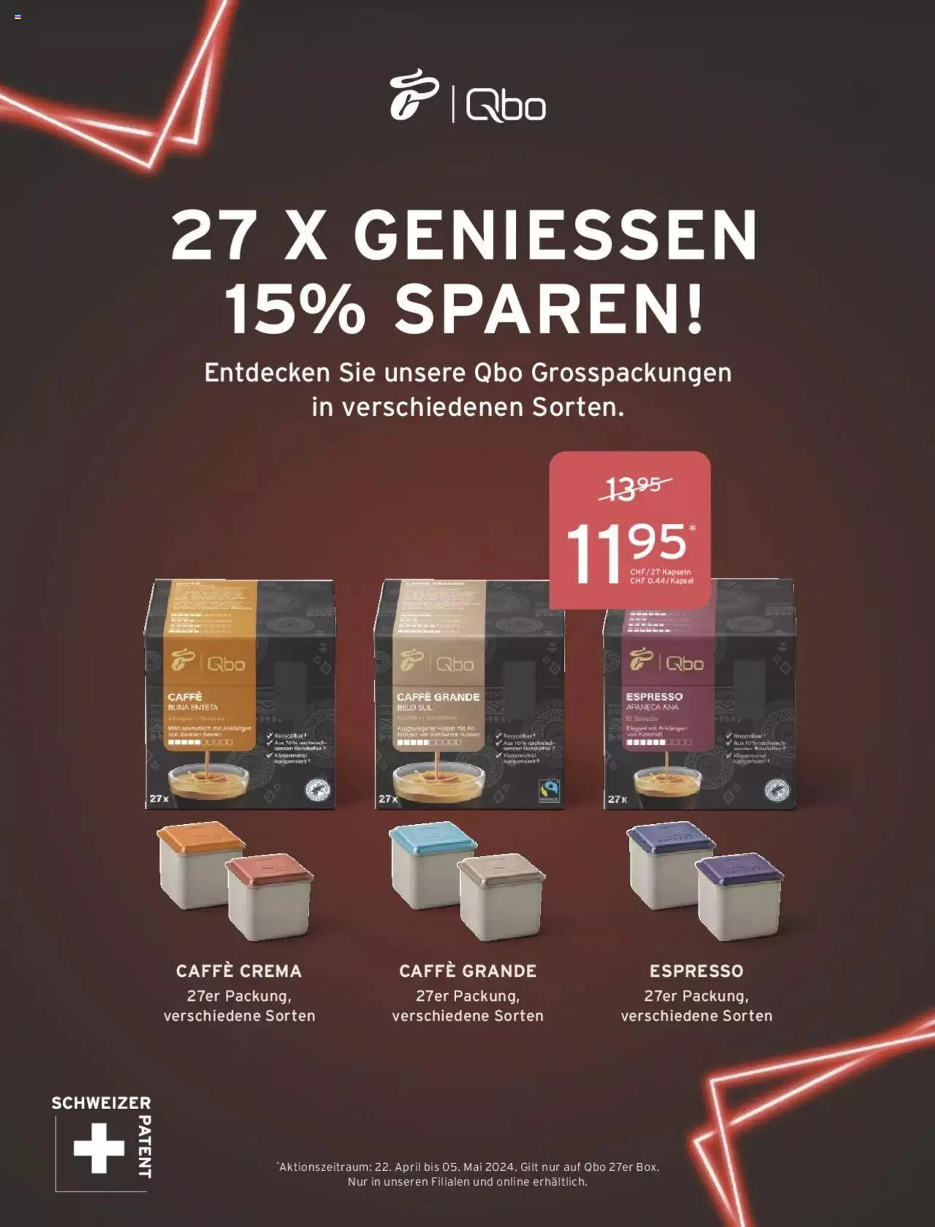 Tchibo Aktionen von 22. April bis 31. Dezember 2024 - Prospekt seite  159