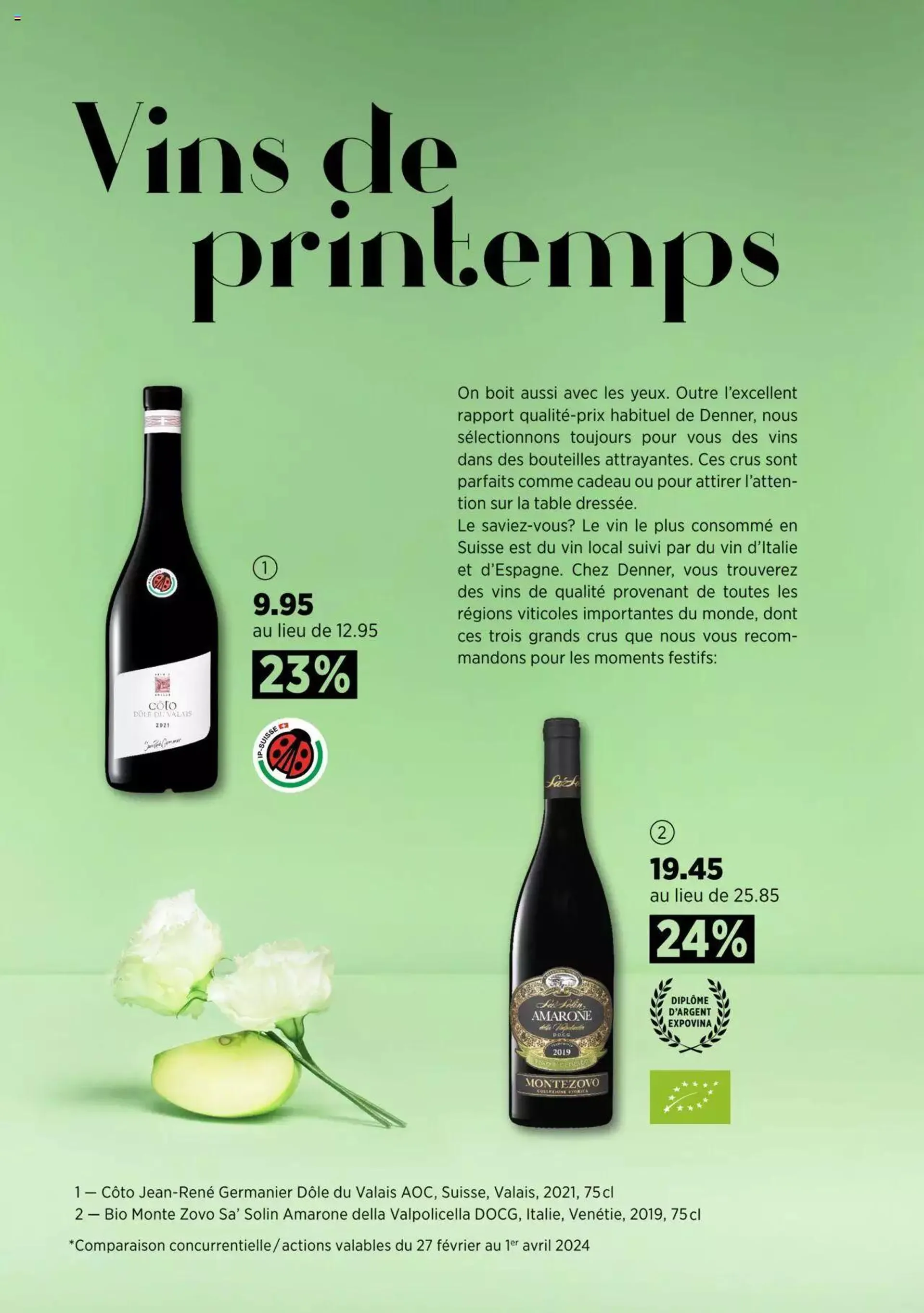 Denner Aktionen Drinks and Cigars FR von 27. Februar bis 31. Dezember 2024 - Prospekt seite  14