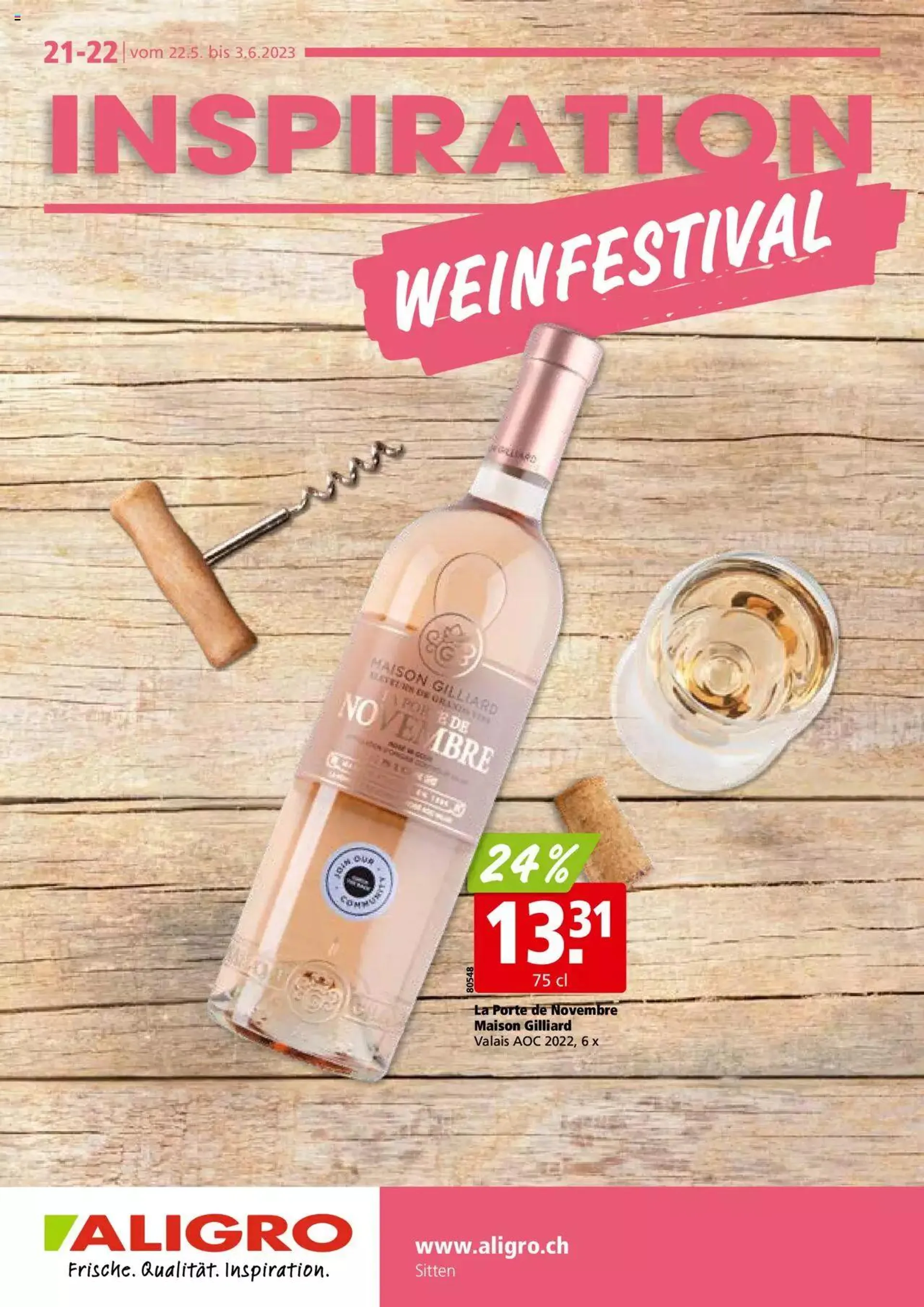 Aligro Weinfestival - Sitten - 0