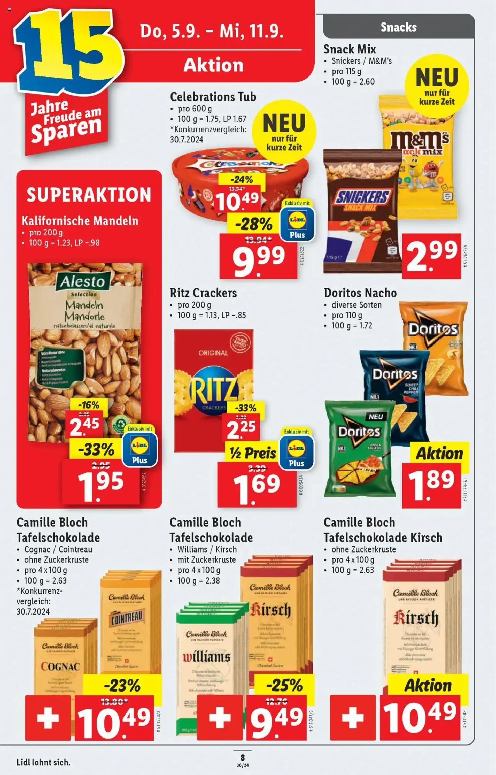 Lidl Aktionen von 5. September bis 11. September 2024 - Prospekt seite  8