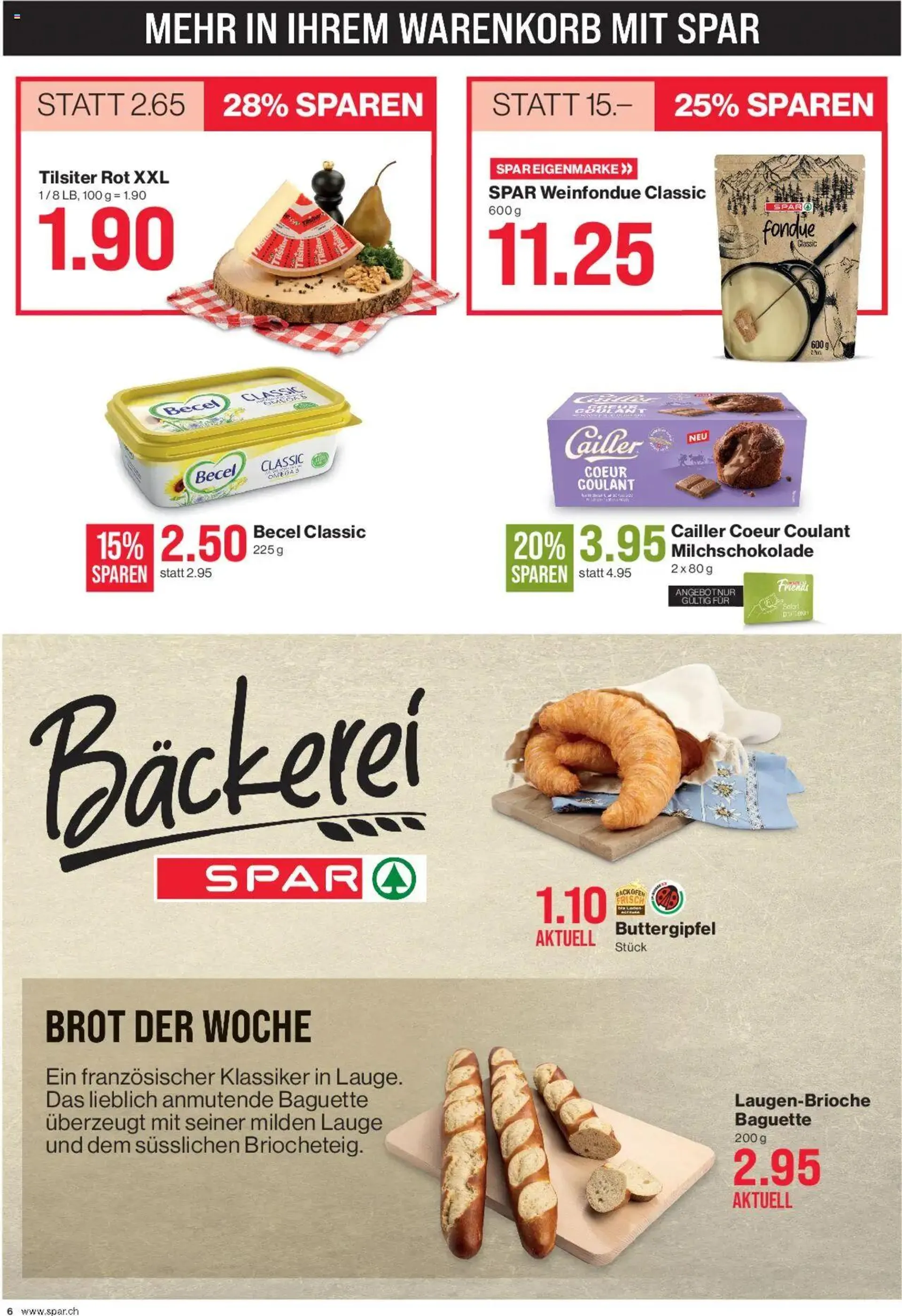 SPAR Aktionen von 26. September bis 2. Oktober 2024 - Prospekt seite  6