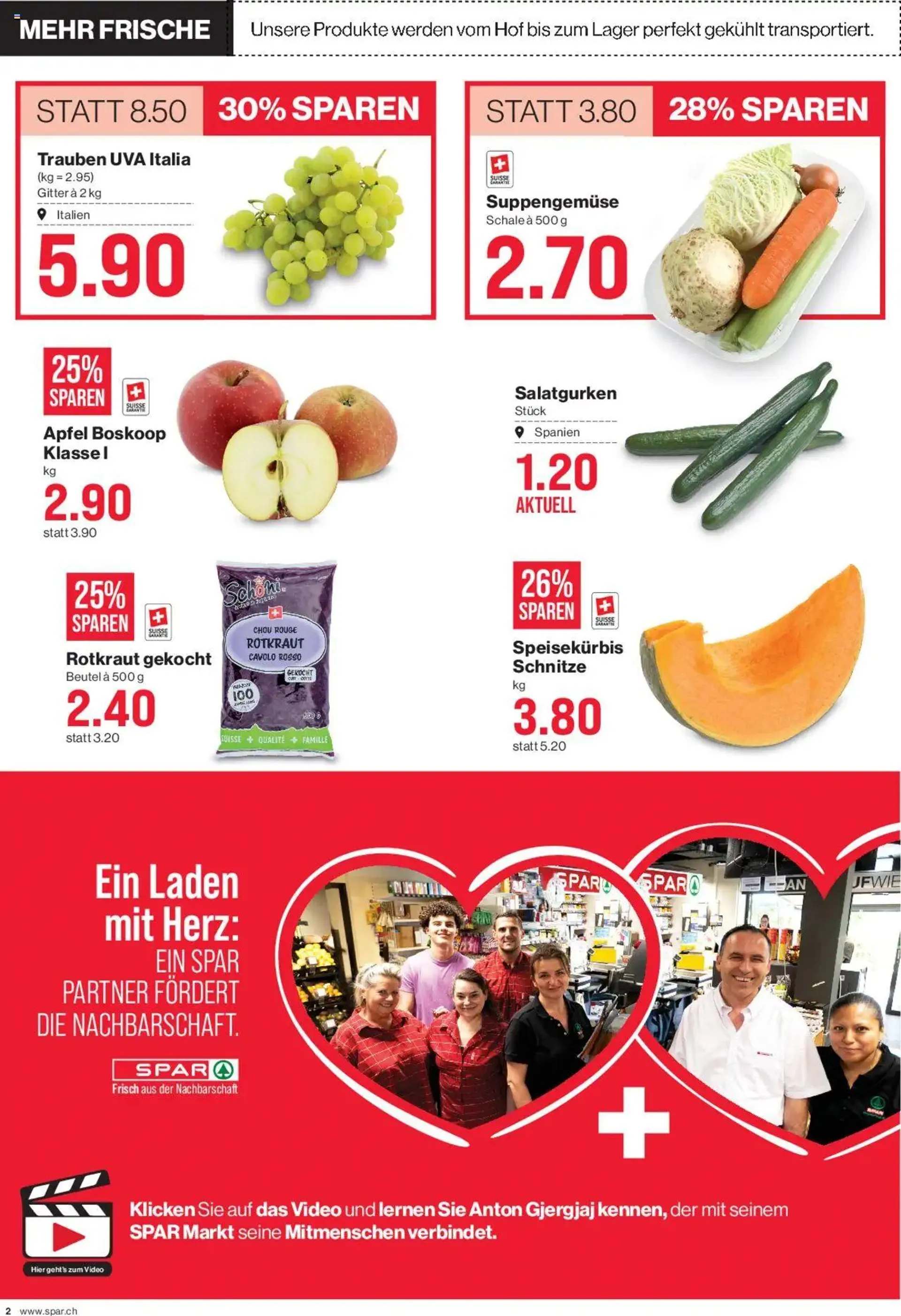 SPAR Aktionen von 10. Oktober bis 16. Oktober 2024 - Prospekt seite  2