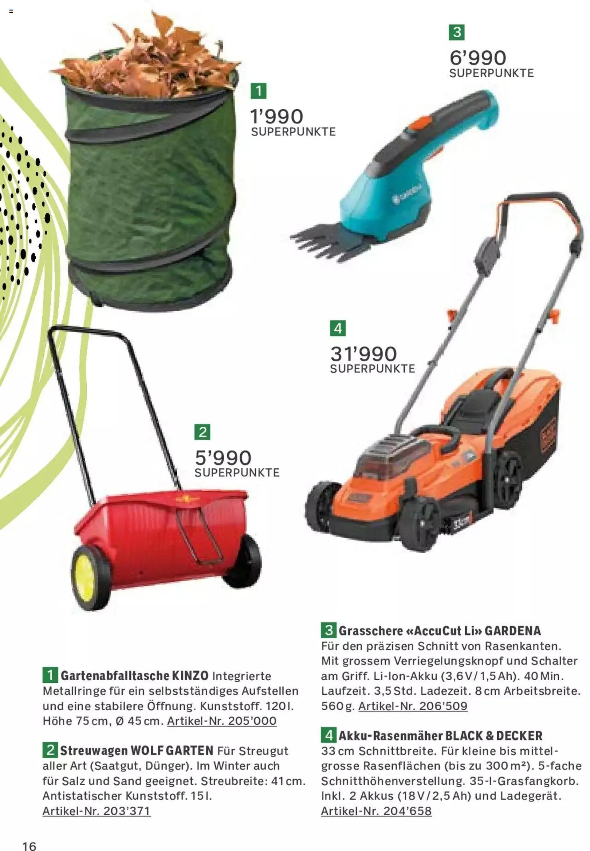 Coop - Pack den Frühling an von 14. Februar bis 31. Dezember 2023 - Prospekt seite  16
