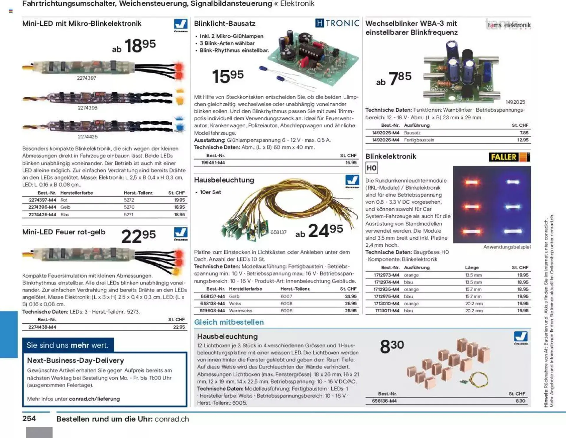 Conrad Modellbahn Katalog 2023/24 von 5. September bis 31. Dezember 2023 - Prospekt seite  256