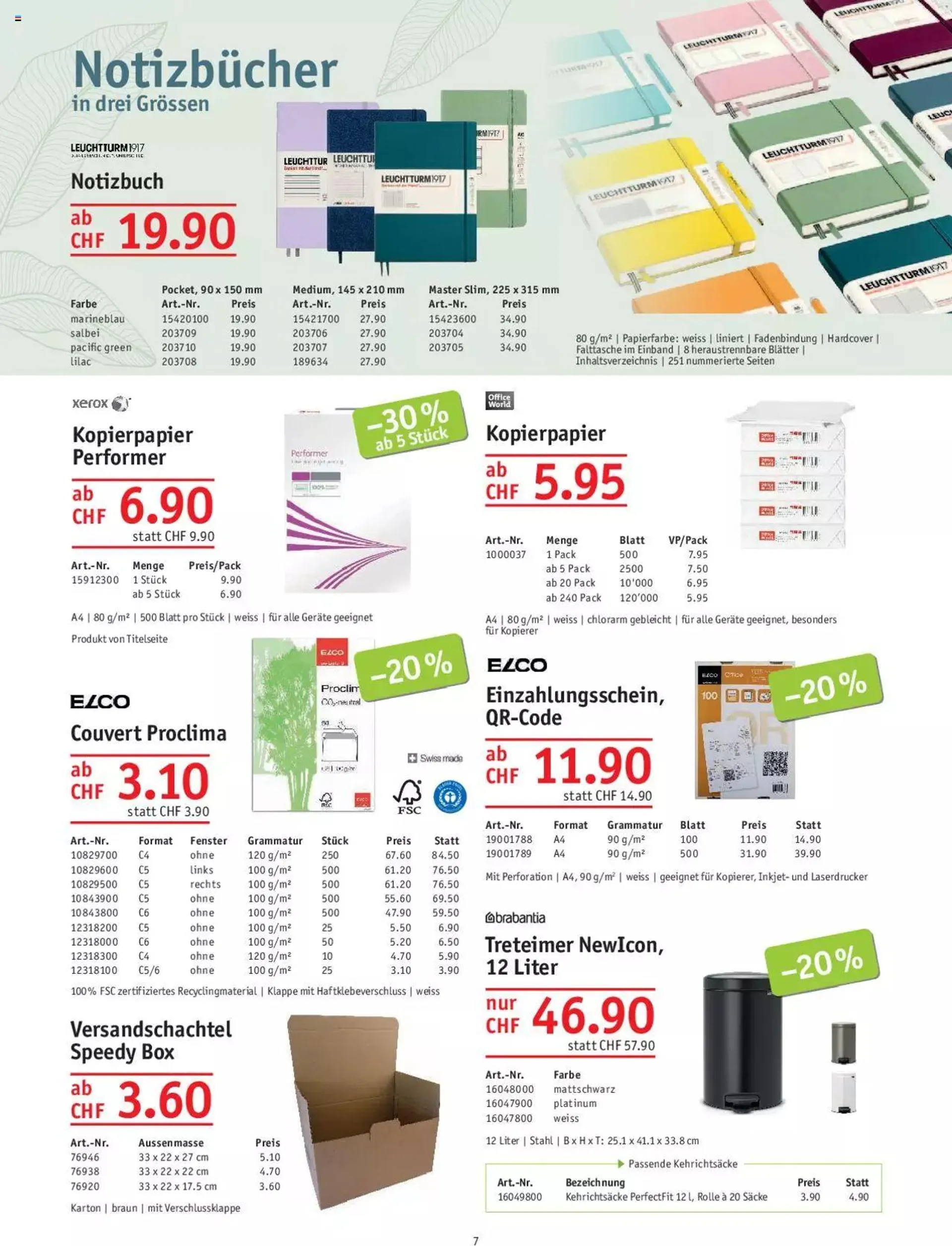Office World Aktionen von 28. September bis 25. Oktober 2023 - Prospekt seite  7