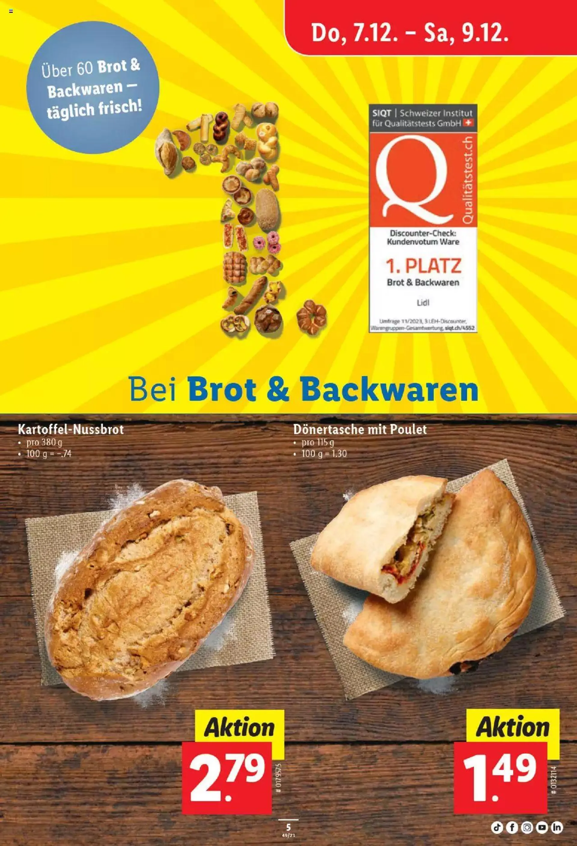Lidl Aktionen von 7. Dezember bis 13. Dezember 2023 - Prospekt seite  5