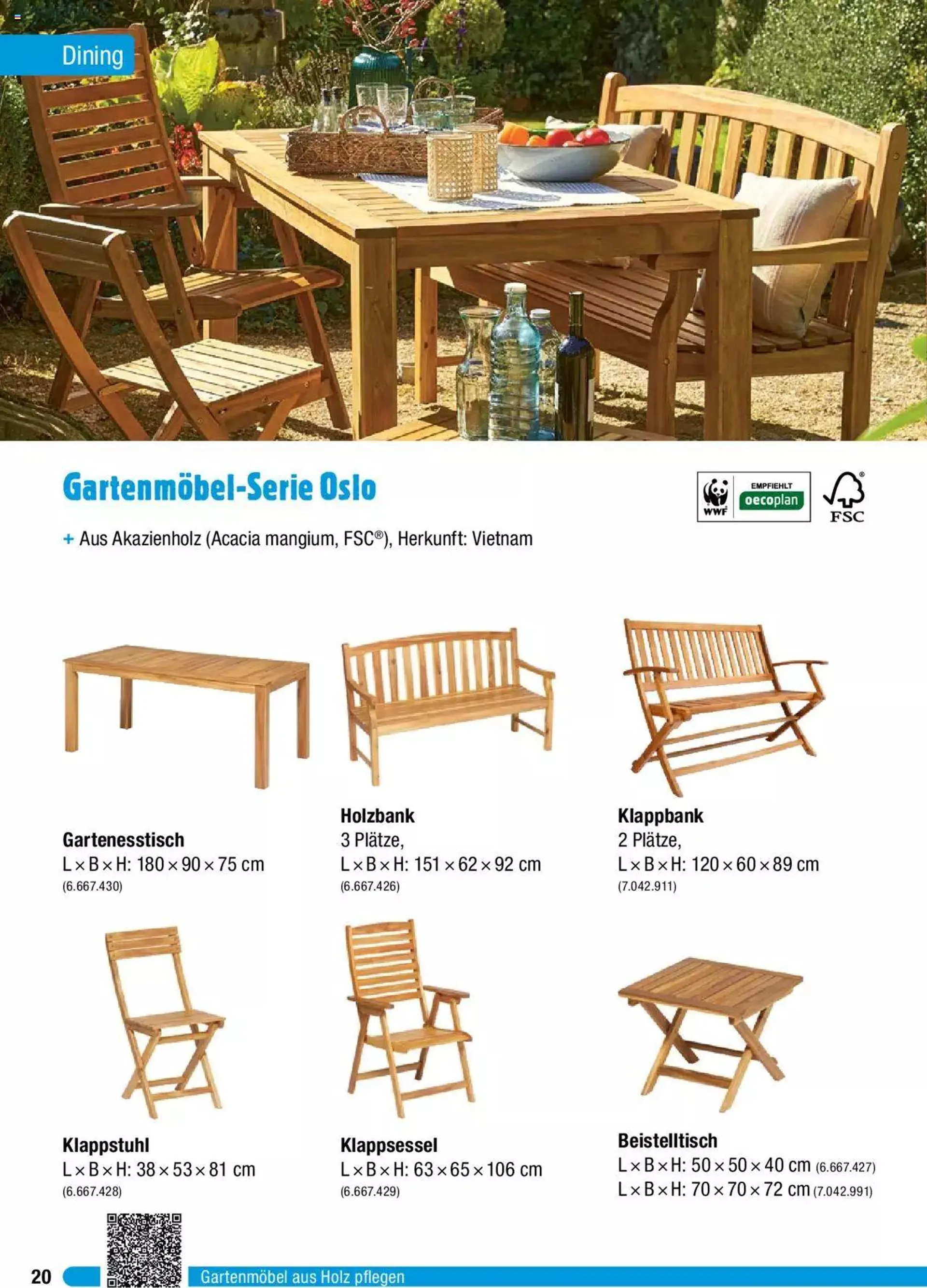 Jumbo Gartenmobelbroschure 2023 von 27. Februar bis 31. Dezember 2023 - Prospekt seite  20