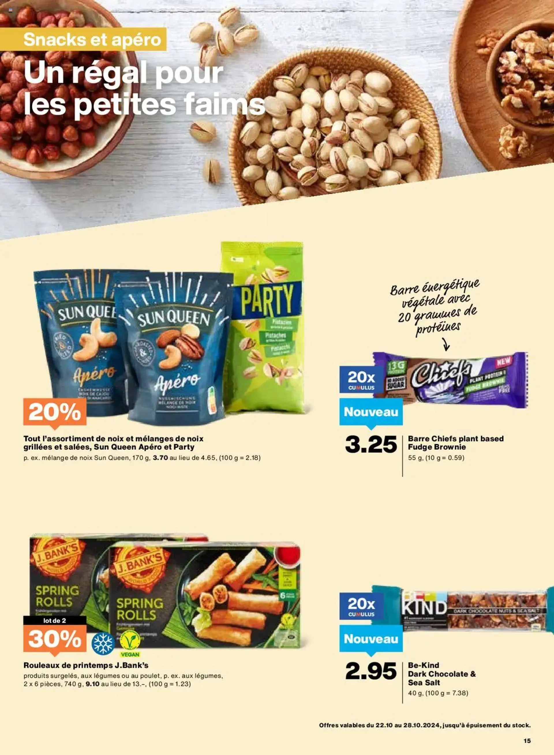 Migros Aktionen FR von 22. Oktober bis 28. Oktober 2024 - Prospekt seite  15