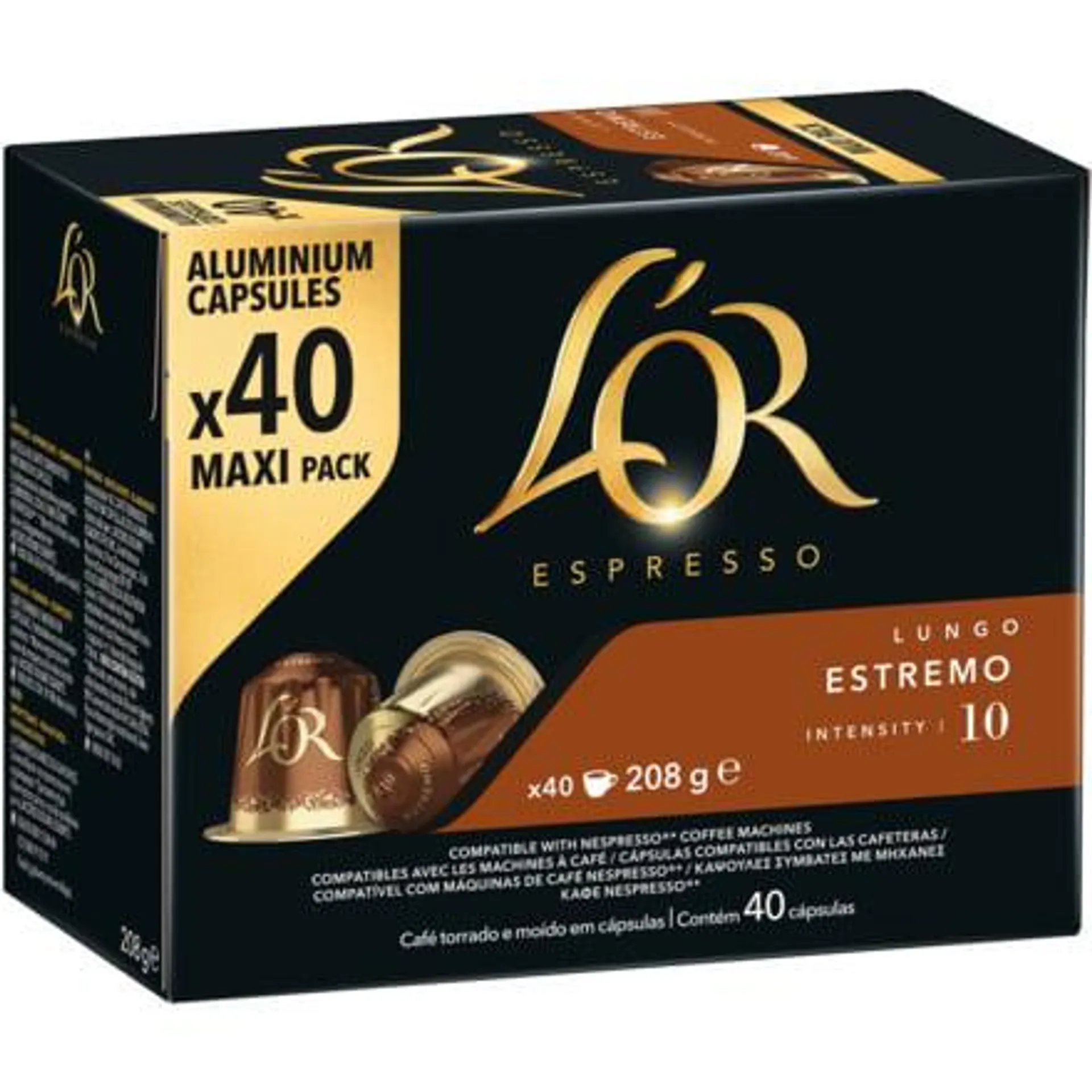 L'Or Espresso Lungo Estremo 40 Kapseln