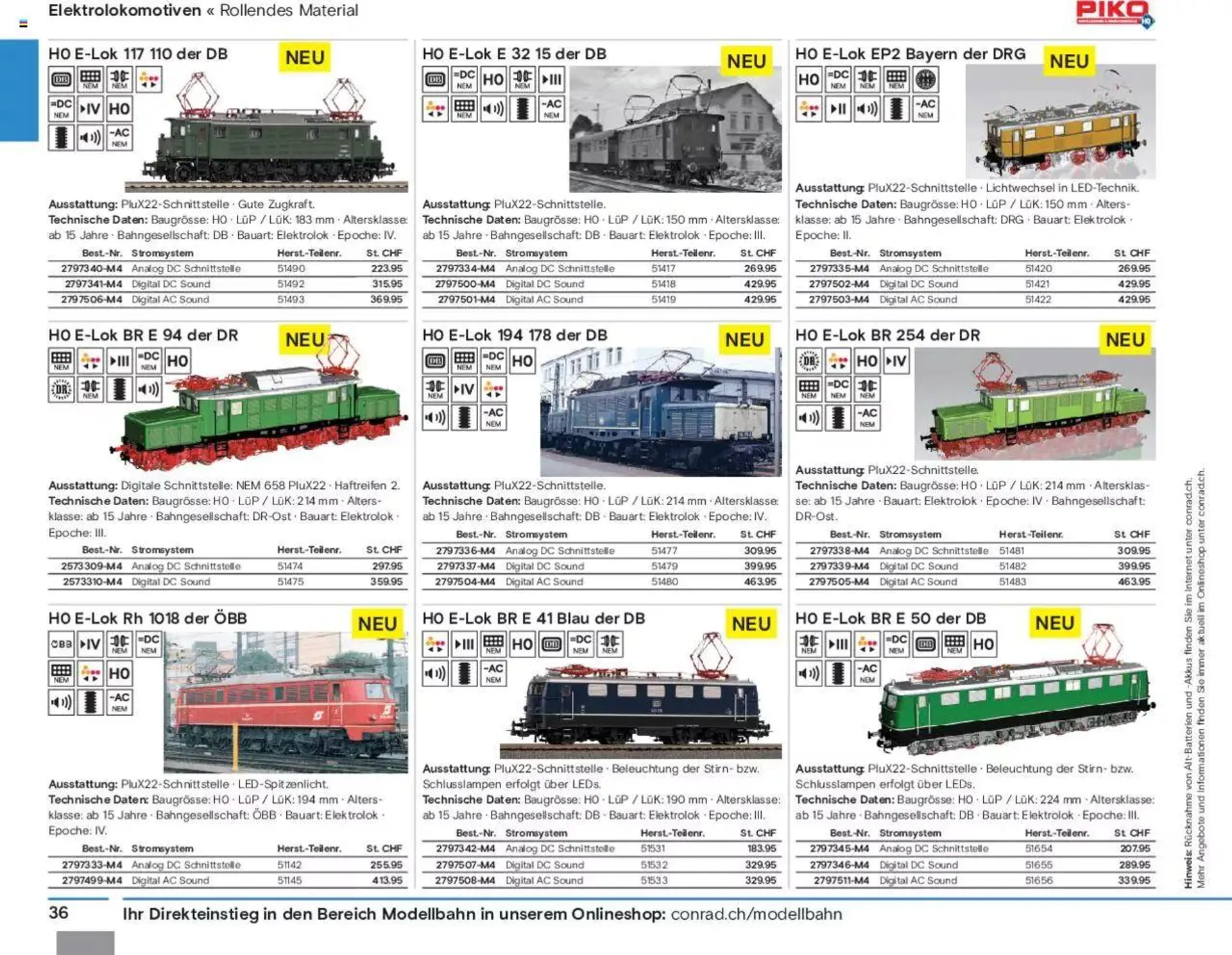 Conrad Modellbahn Katalog 2023/24 von 5. September bis 31. Dezember 2024 - Prospekt seite  38