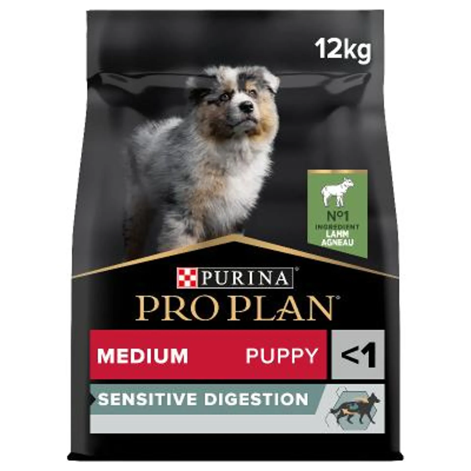 Pro Plan Dog Medium Puppy OPTI DIGEST Lamm 12kg