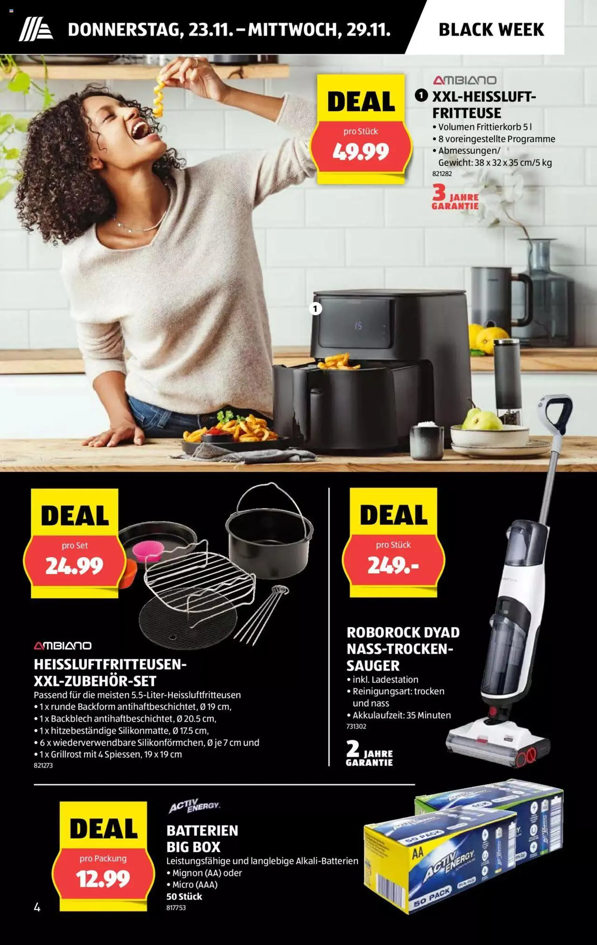 Aldi Black Week Deals von 23. November bis 29. November 2023 - Prospekt seite  4