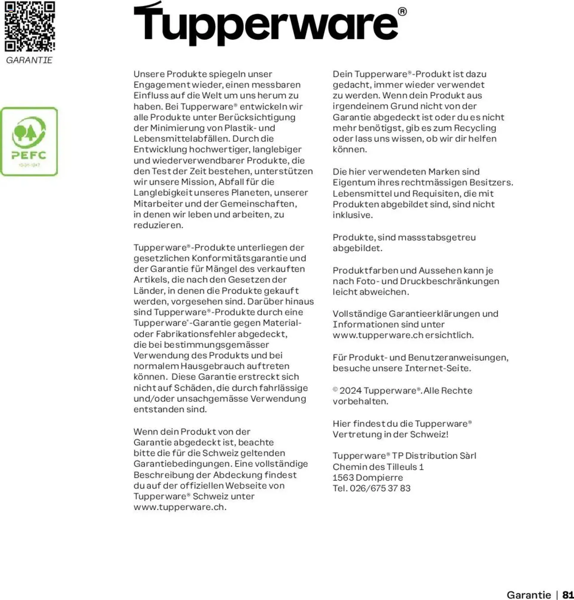 Tupperware Aktionen Herbst / Winter 2024/25 - 80