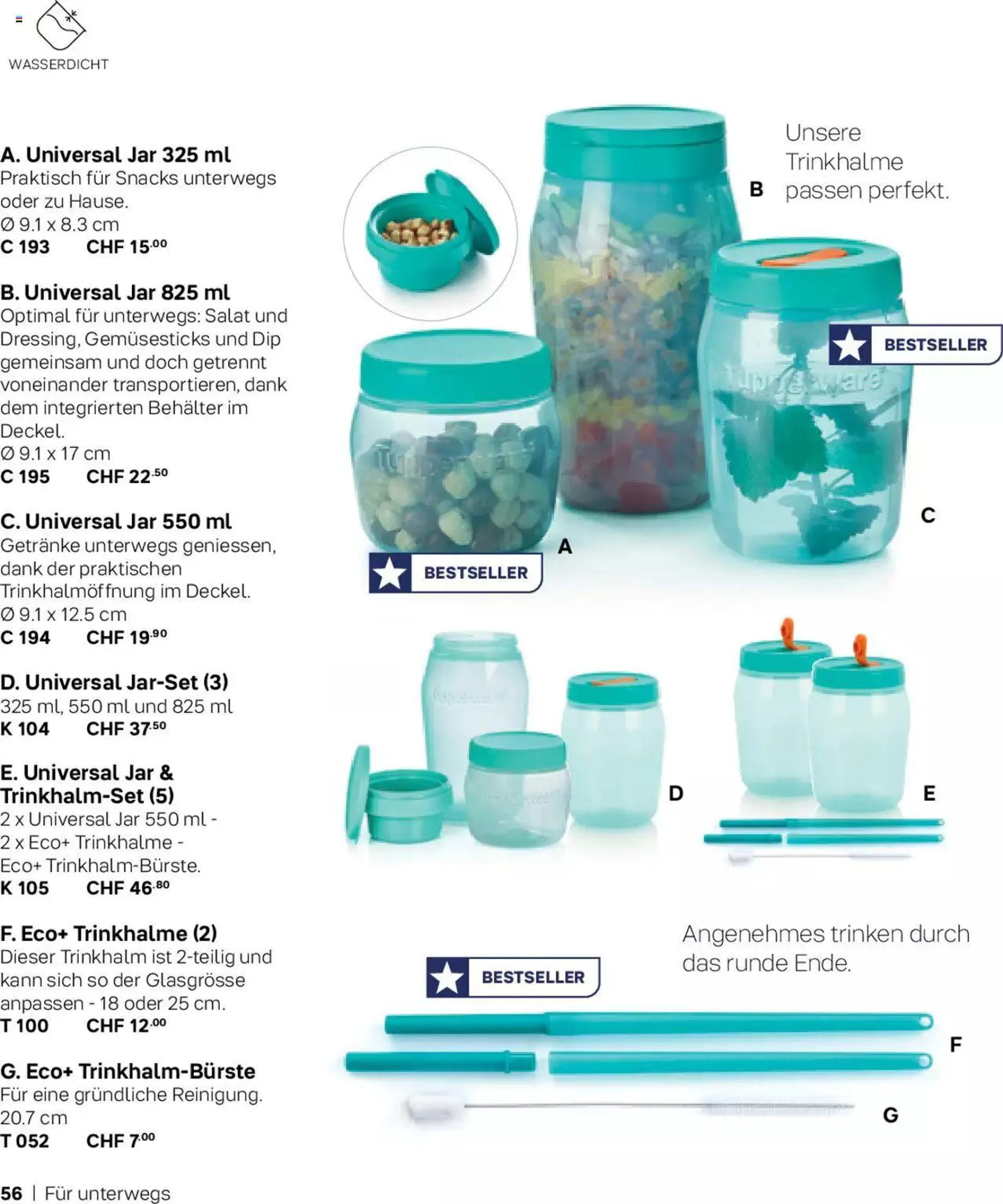 Tupperware Aktionen Herbst / Winter 2023 von 1. November bis 31. Dezember 2023 - Prospekt seite  56