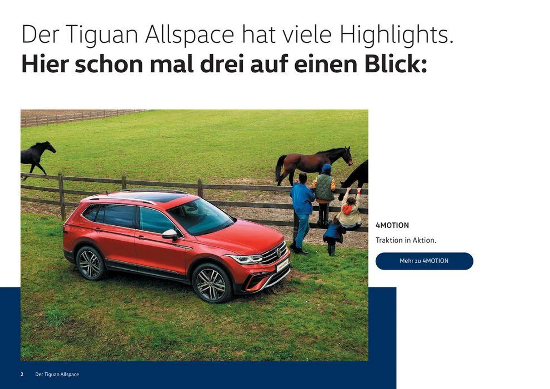 Das Tiguan Allspace von 16. Januar bis 31. Dezember 2024 - Prospekt seite  2