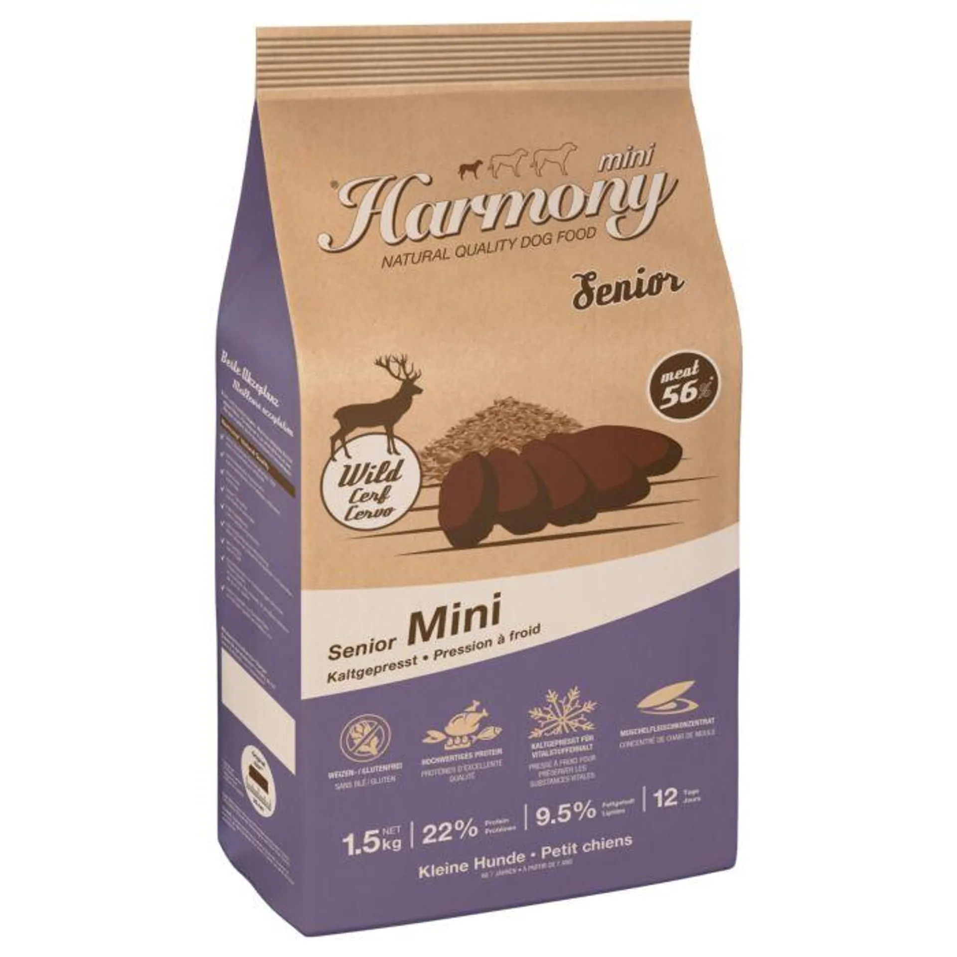 Harmony Dog Natural Mini Senior Rotwild & Reis