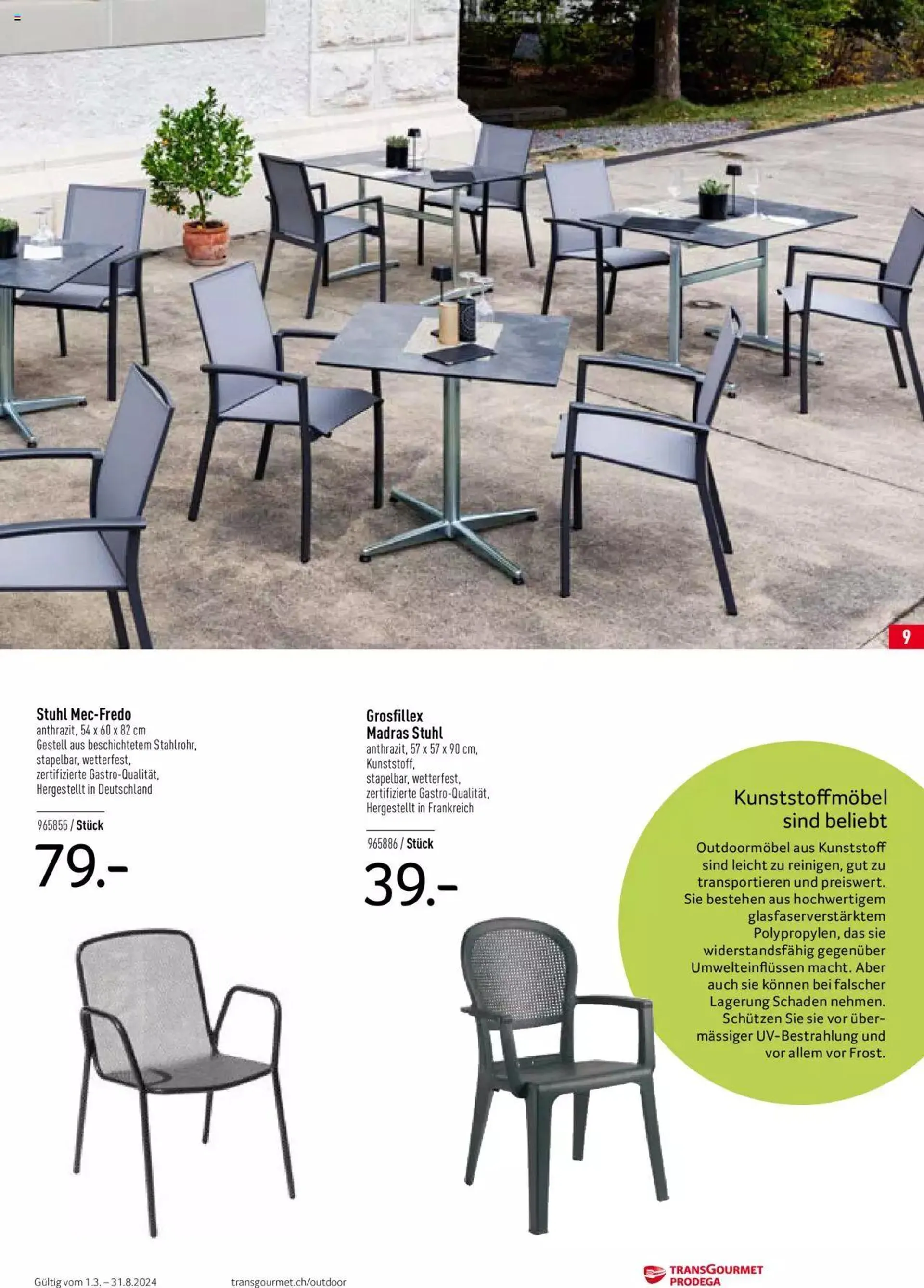 Prodega Outdoor Katalog 2024 von 26. Februar bis 26. Februar 2025 - Prospekt seite  9
