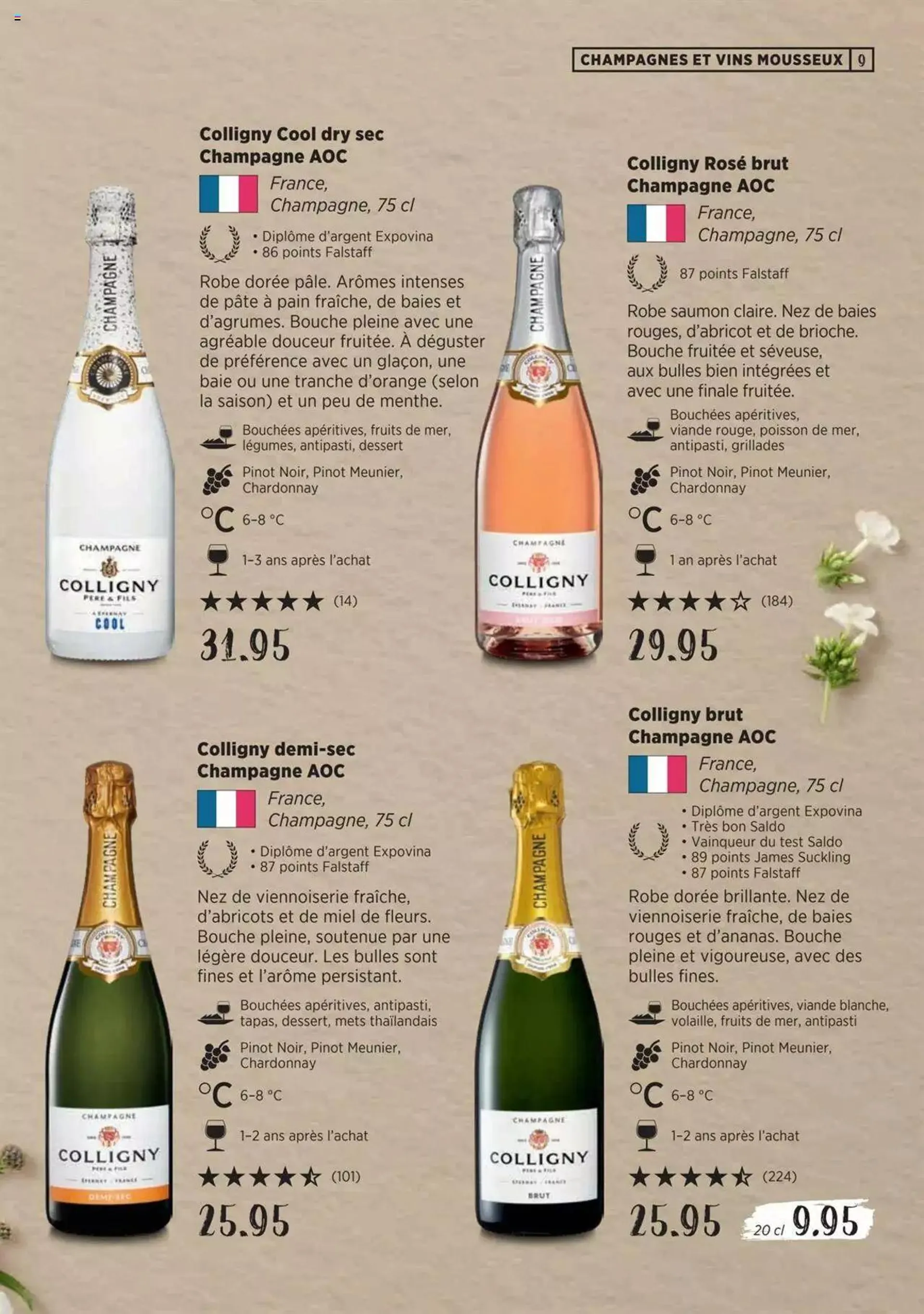 Denner Guide des vins 2023 /2024 FR von 11. September bis 31. Dezember 2023 - Prospekt seite  9