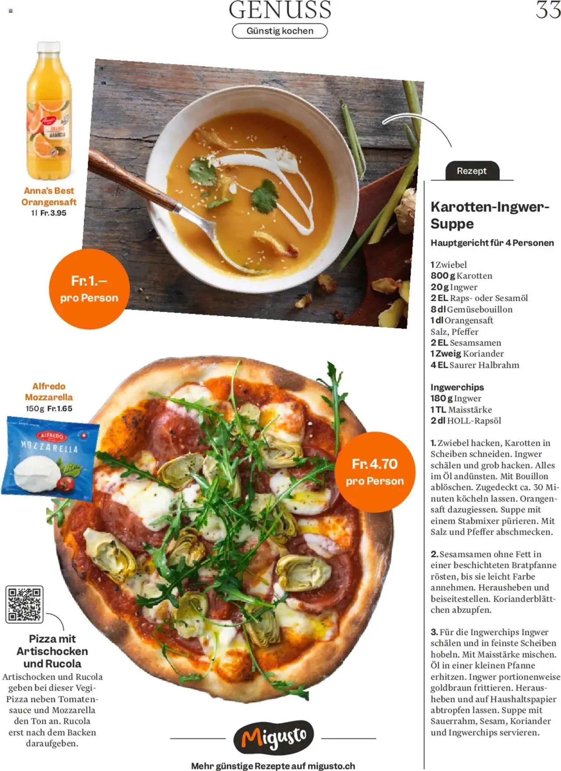 Migros - Magazin von 21. Oktober bis 27. Oktober 2024 - Prospekt seite  33