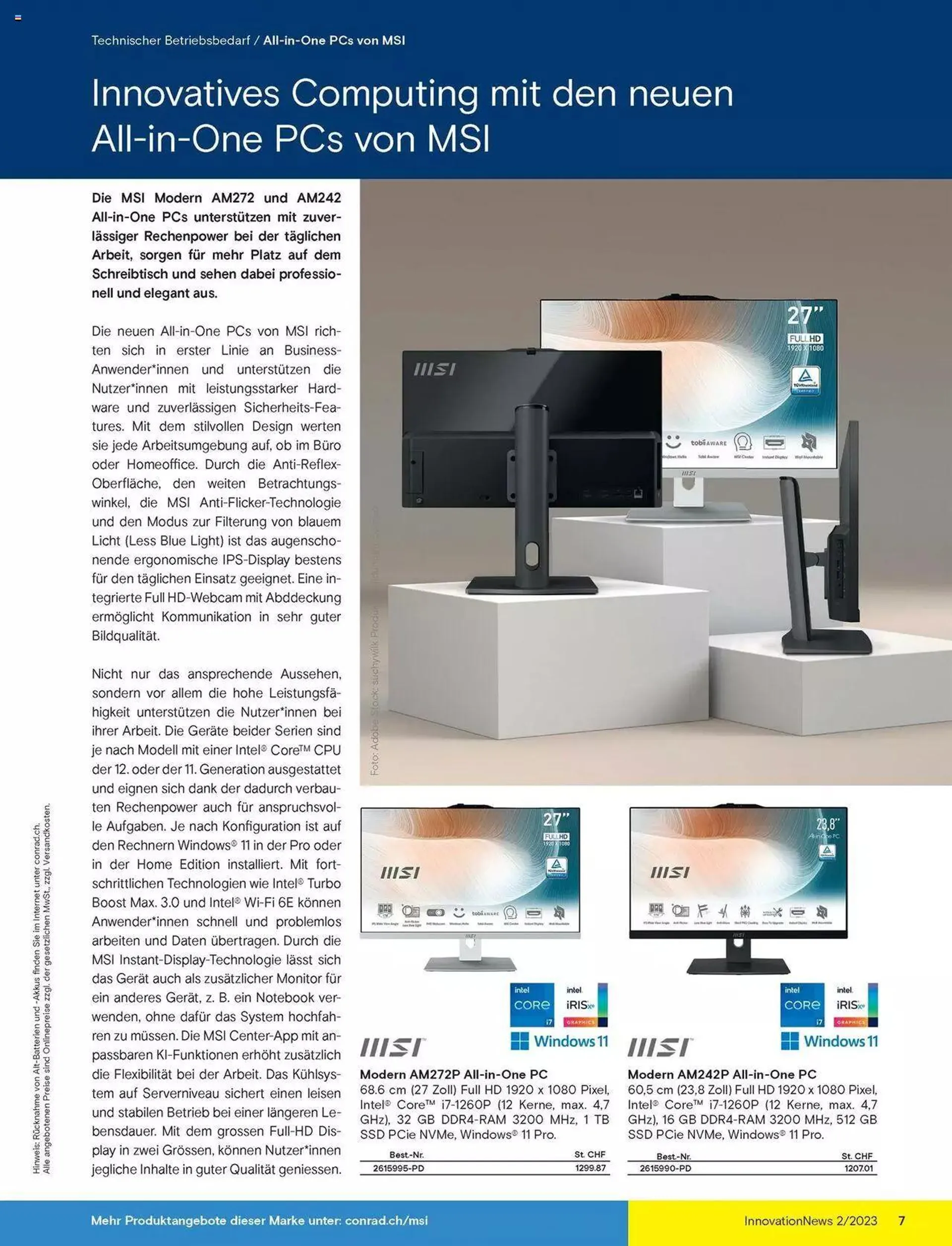 Conrad Innovation-News von 8. Mai bis 31. Dezember 2023 - Prospekt seite  7