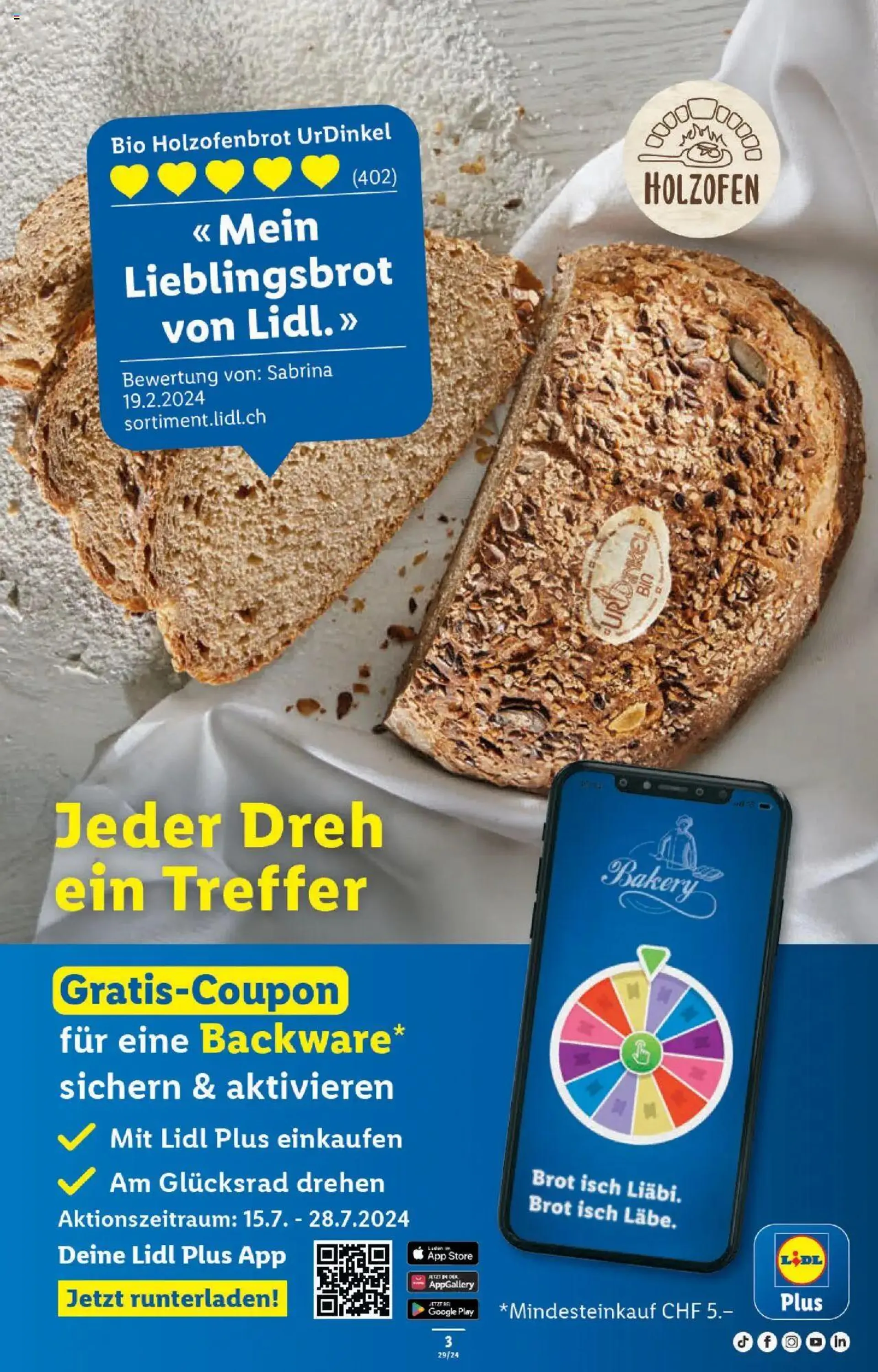 Lidl Aktionen von 18. Juli bis 24. Juli 2024 - Prospekt seite  3