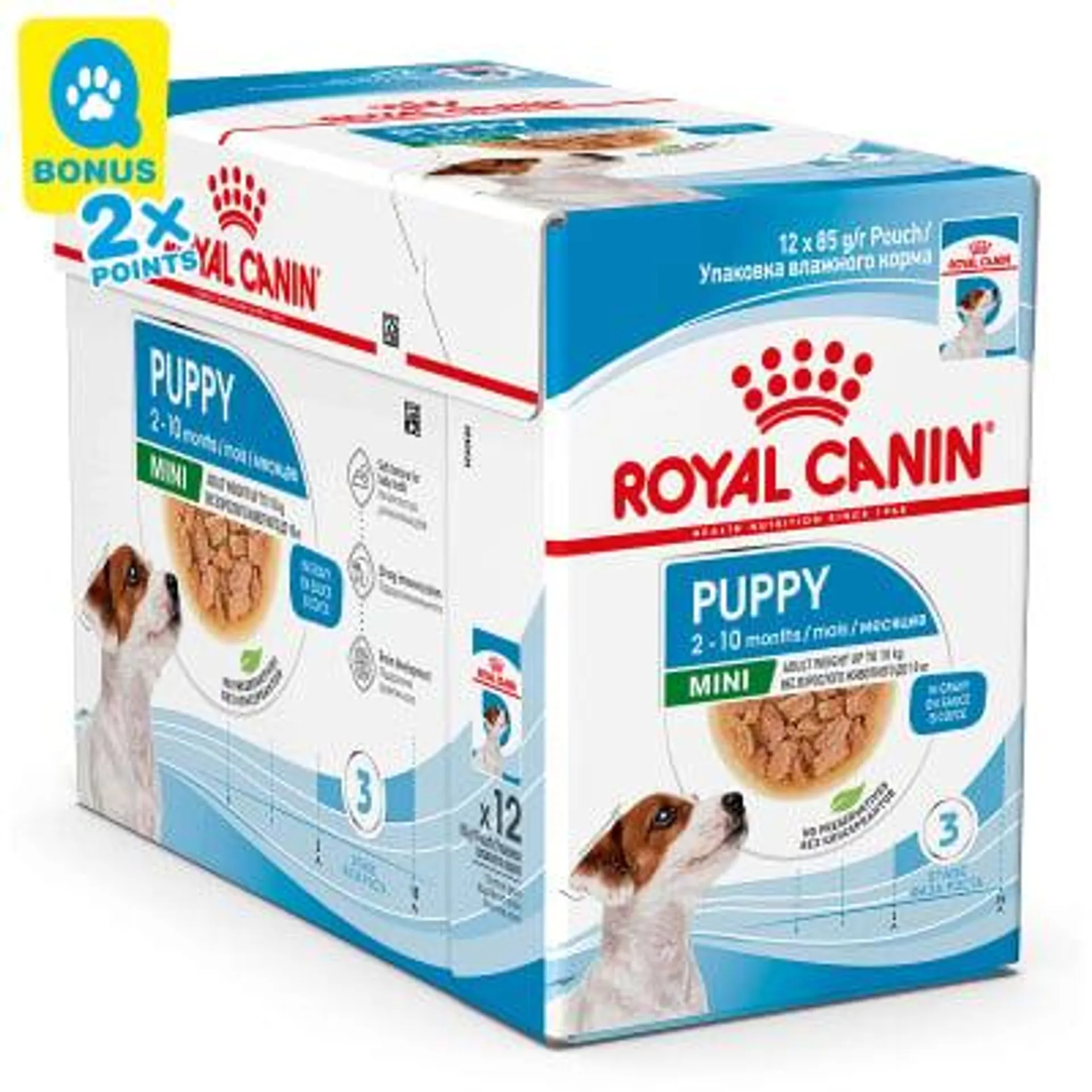 Royal Canin Hund Mini Puppy Welpenfutter nass 12x 85g