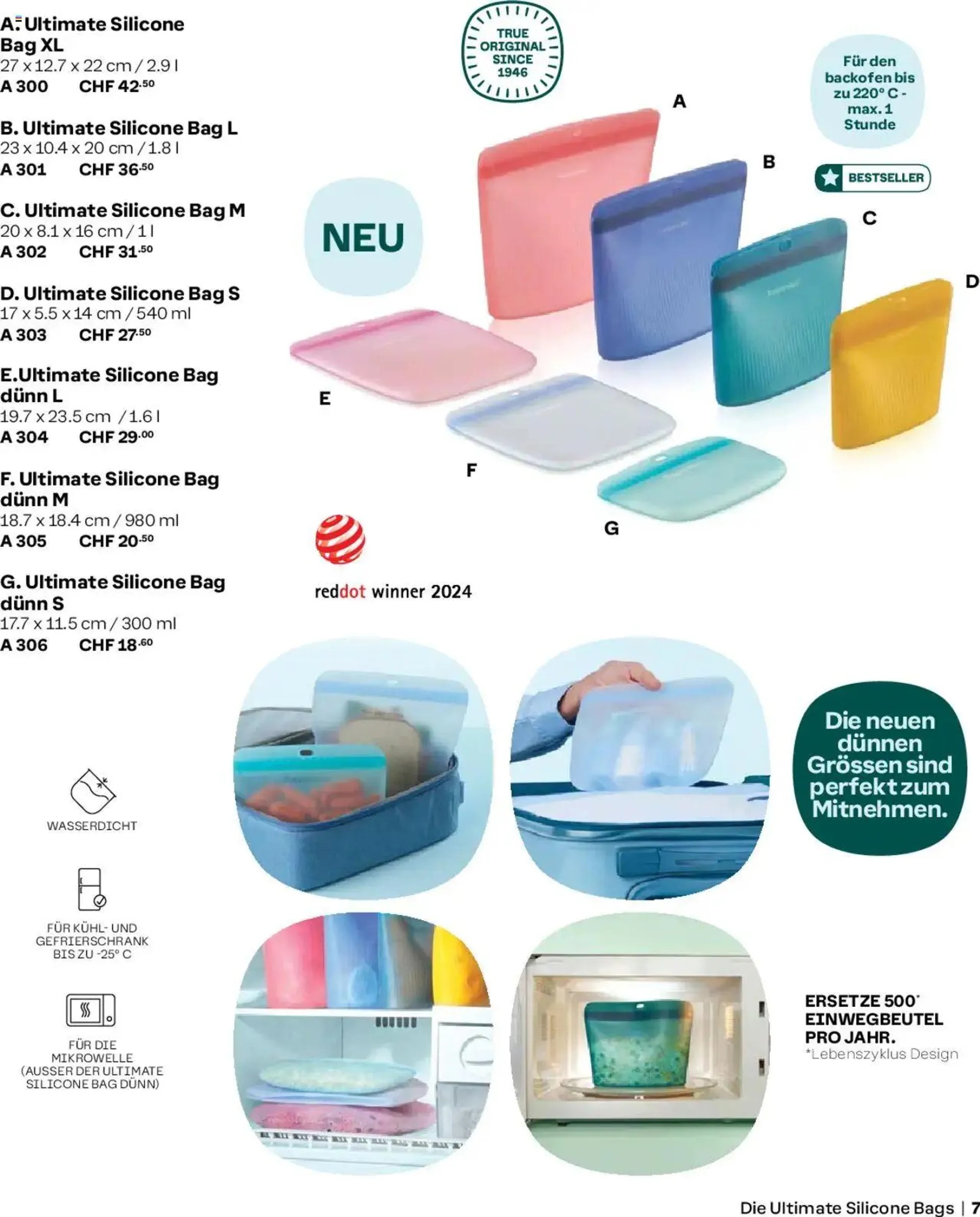 Tupperware Aktionen Herbst / Winter 2024/25 von 2. September bis 31. Dezember 2024 - Prospekt seite  7