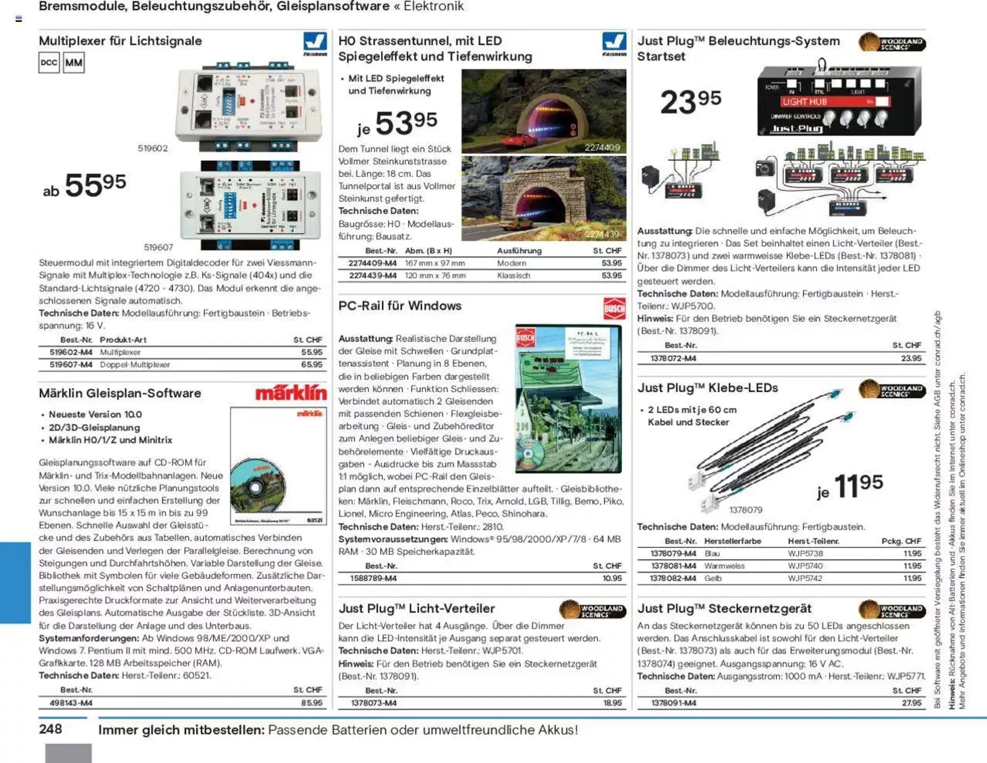 Conrad Modellbahn Katalog 2023/24 von 5. September bis 31. Dezember 2023 - Prospekt seite  250