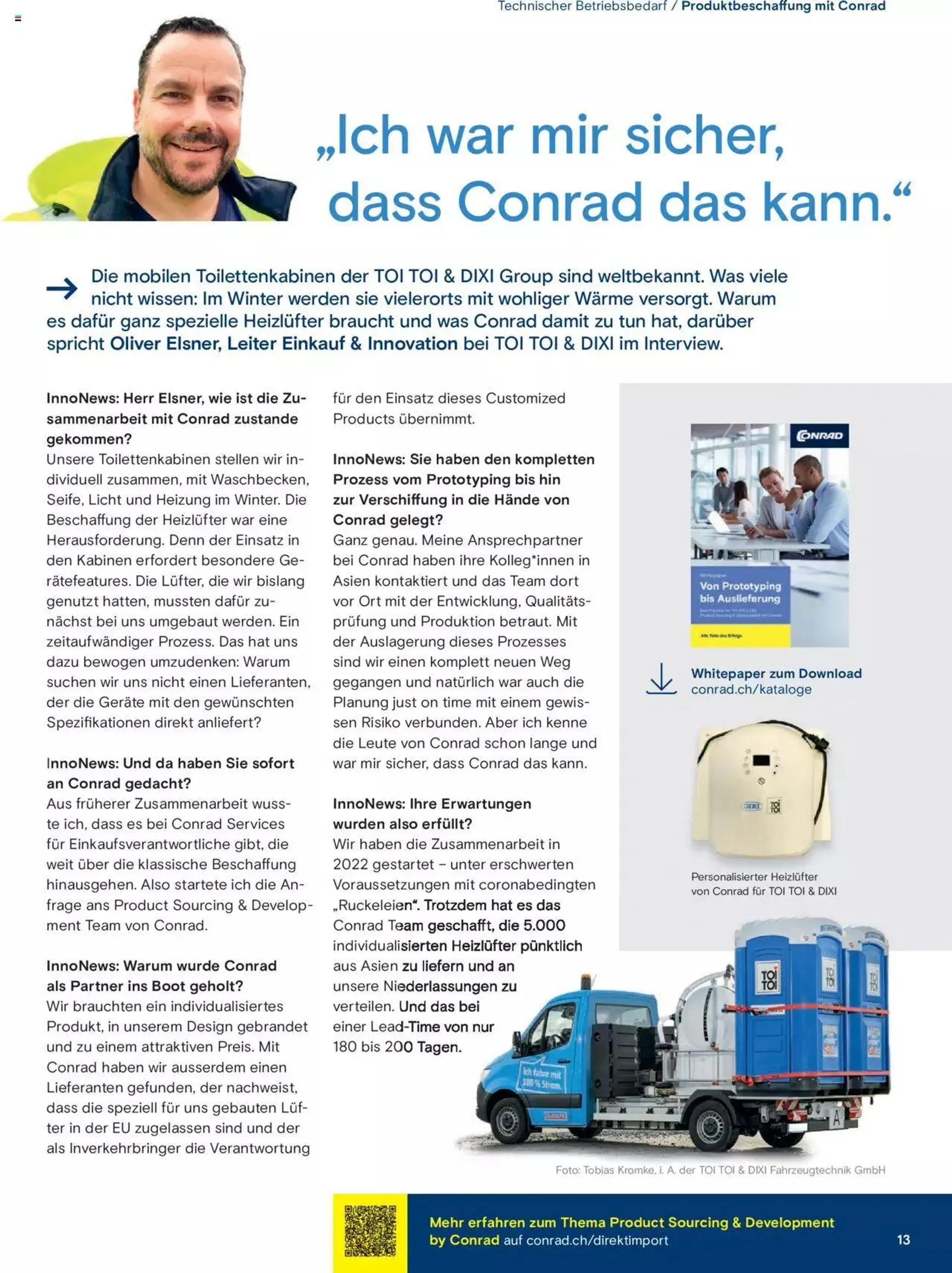 Conrad Aktionen Innovation News von 1. Mai bis 31. Dezember 2024 - Prospekt seite  13