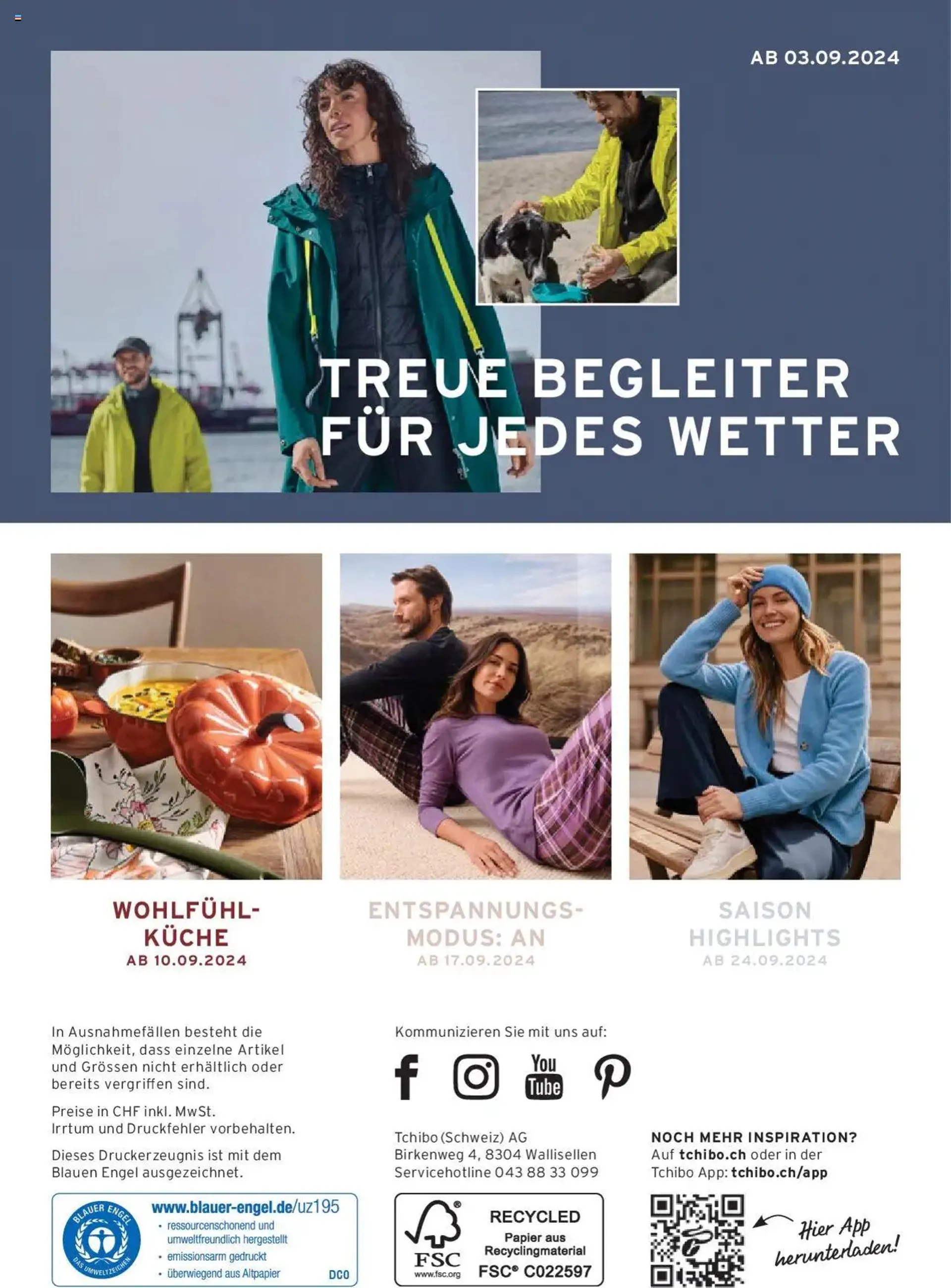 Tchibo Aktionen Filialen von 27. August bis 31. Dezember 2024 - Prospekt seite  15
